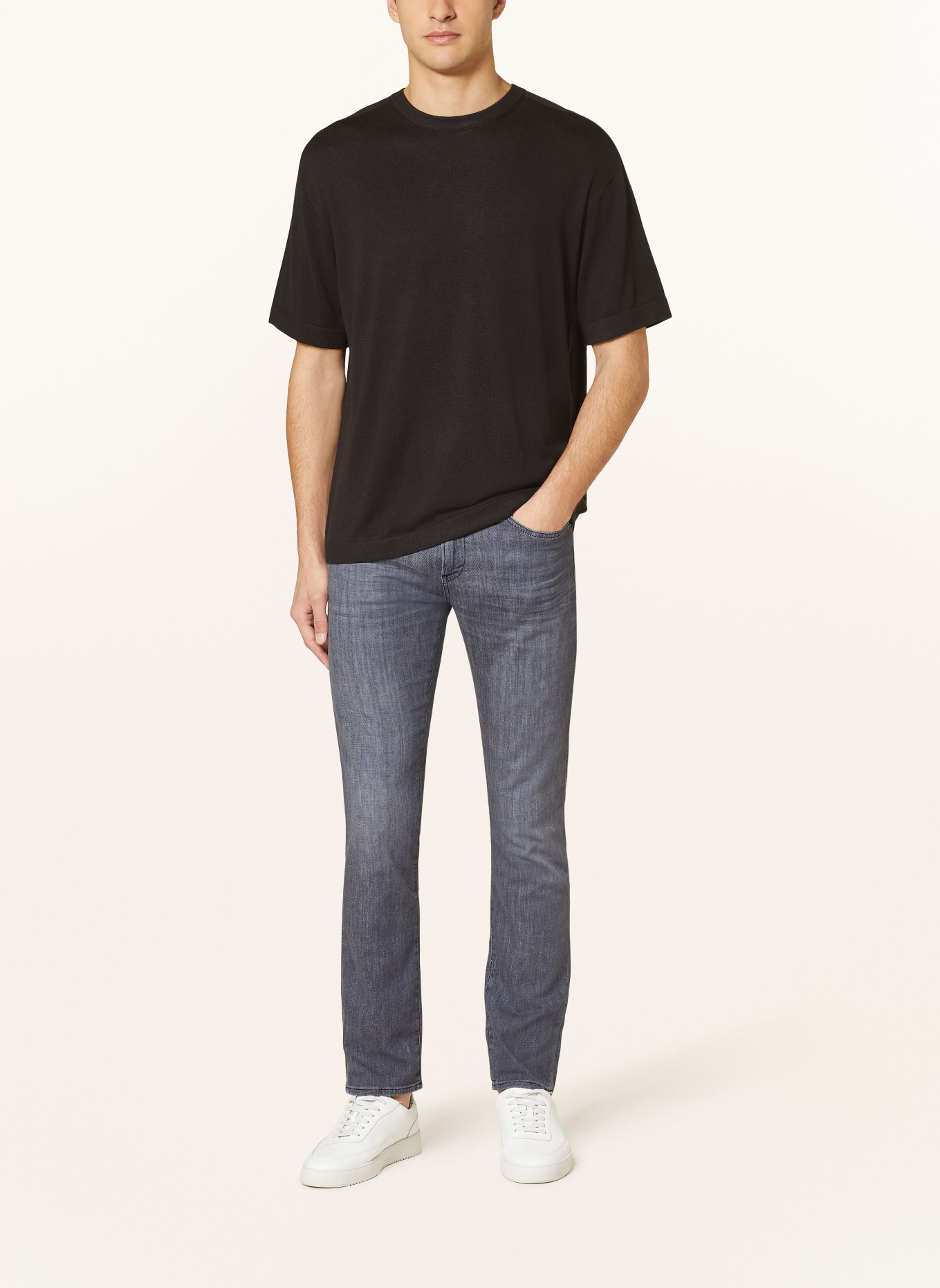 BOSS Jeans DELAWARE3 Extra Slim Fit, Farbe: 040 SILVER (Bild 2)