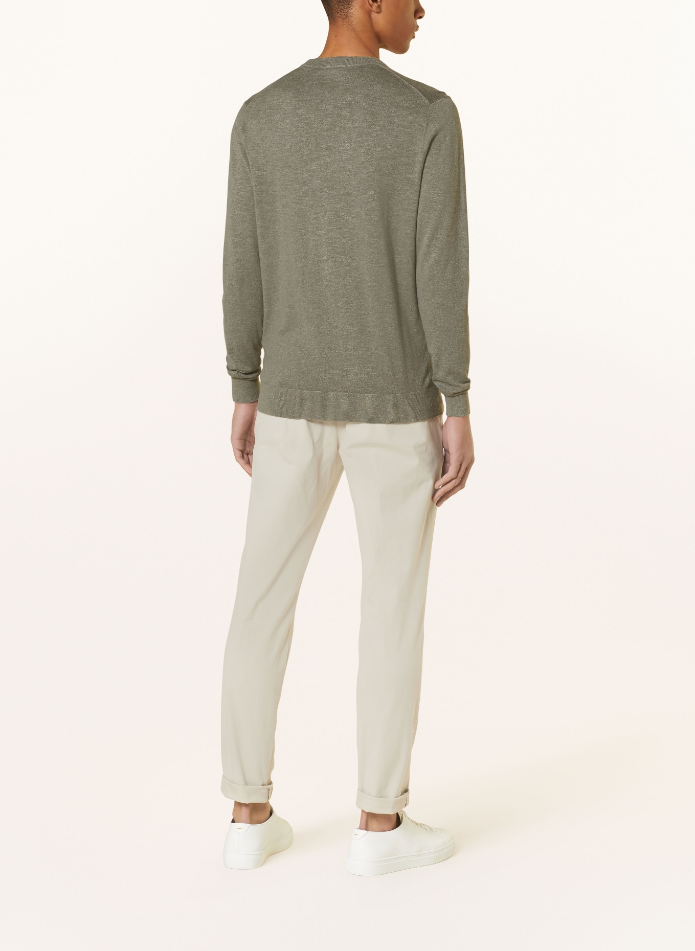 PROFUOMO Sweater, Color: GREEN (Image 3)