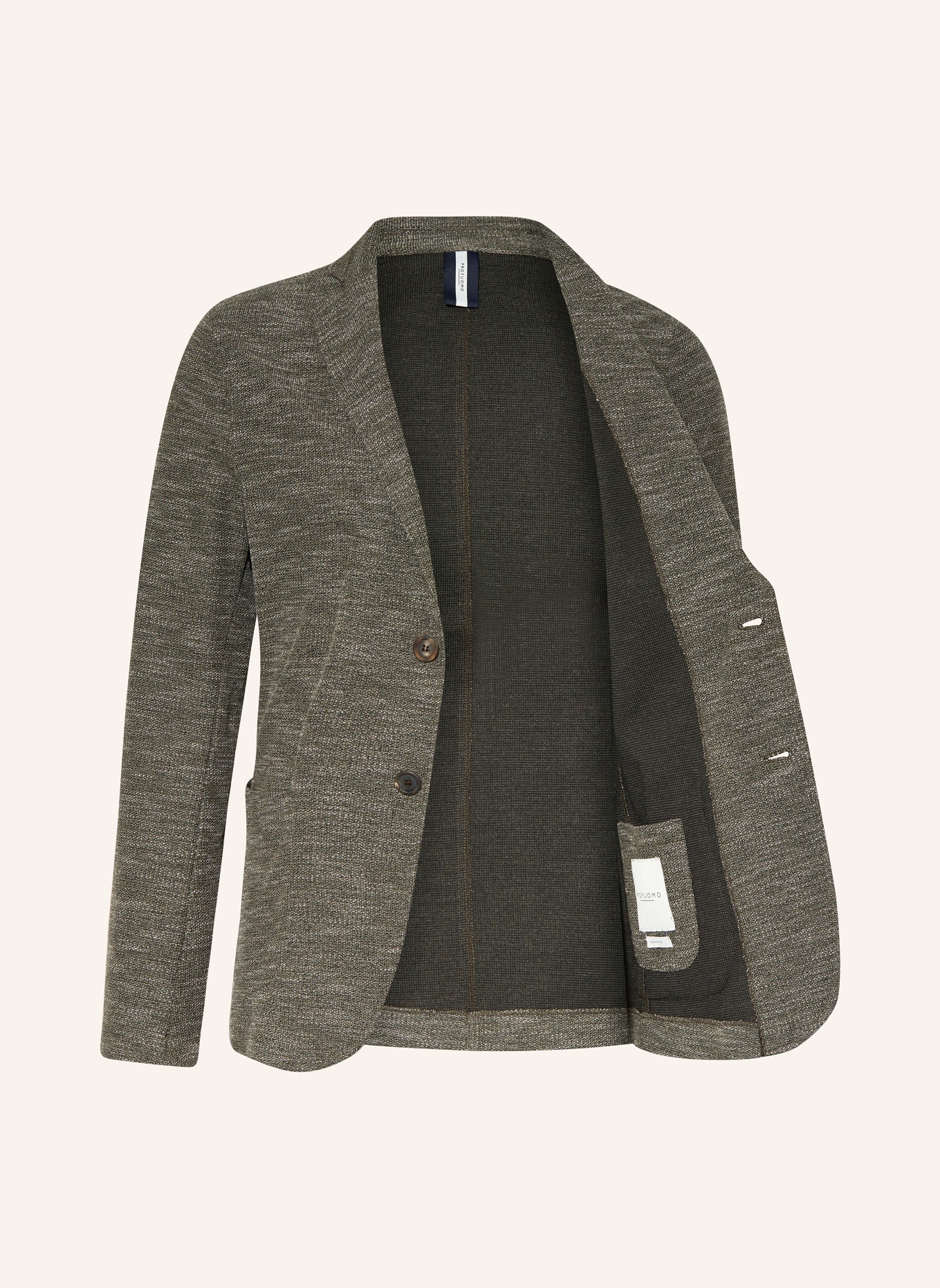 PROFUOMO Knit blazer extra slim fit, Color: DARK GREEN (Image 4)