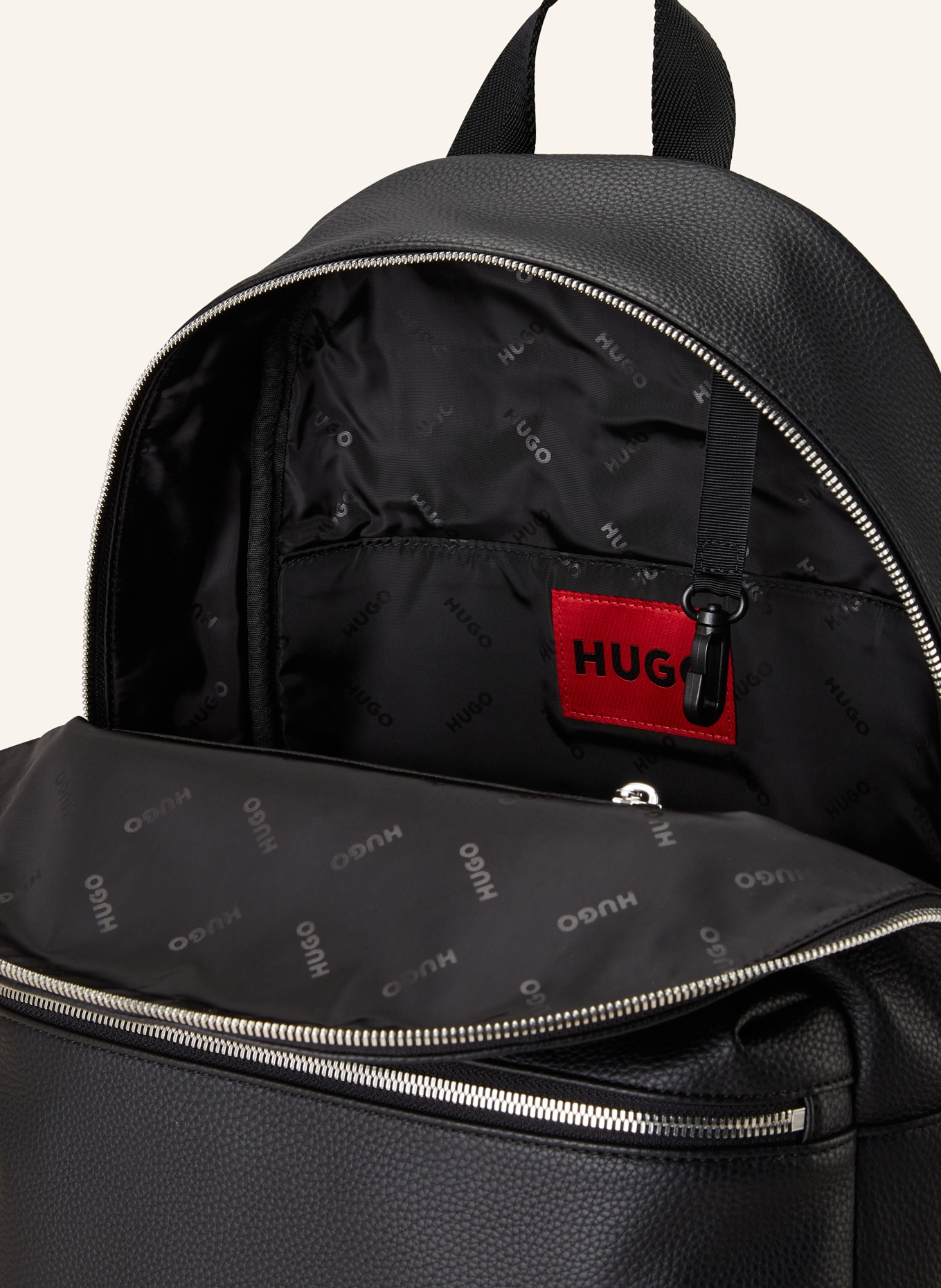 HUGO Backpack ETHON, Color: BLACK (Image 3)