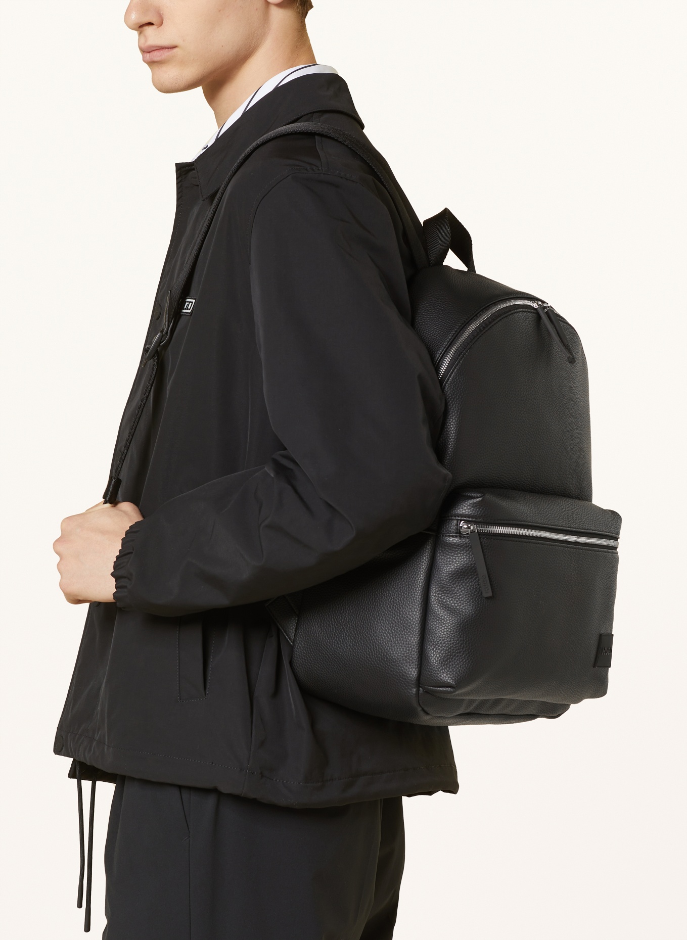 HUGO Backpack ETHON, Color: BLACK (Image 4)