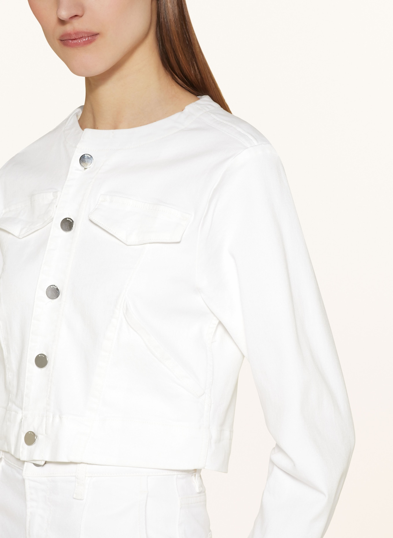 BOSS Denim jacket 12.0, Color: WHITE (Image 4)