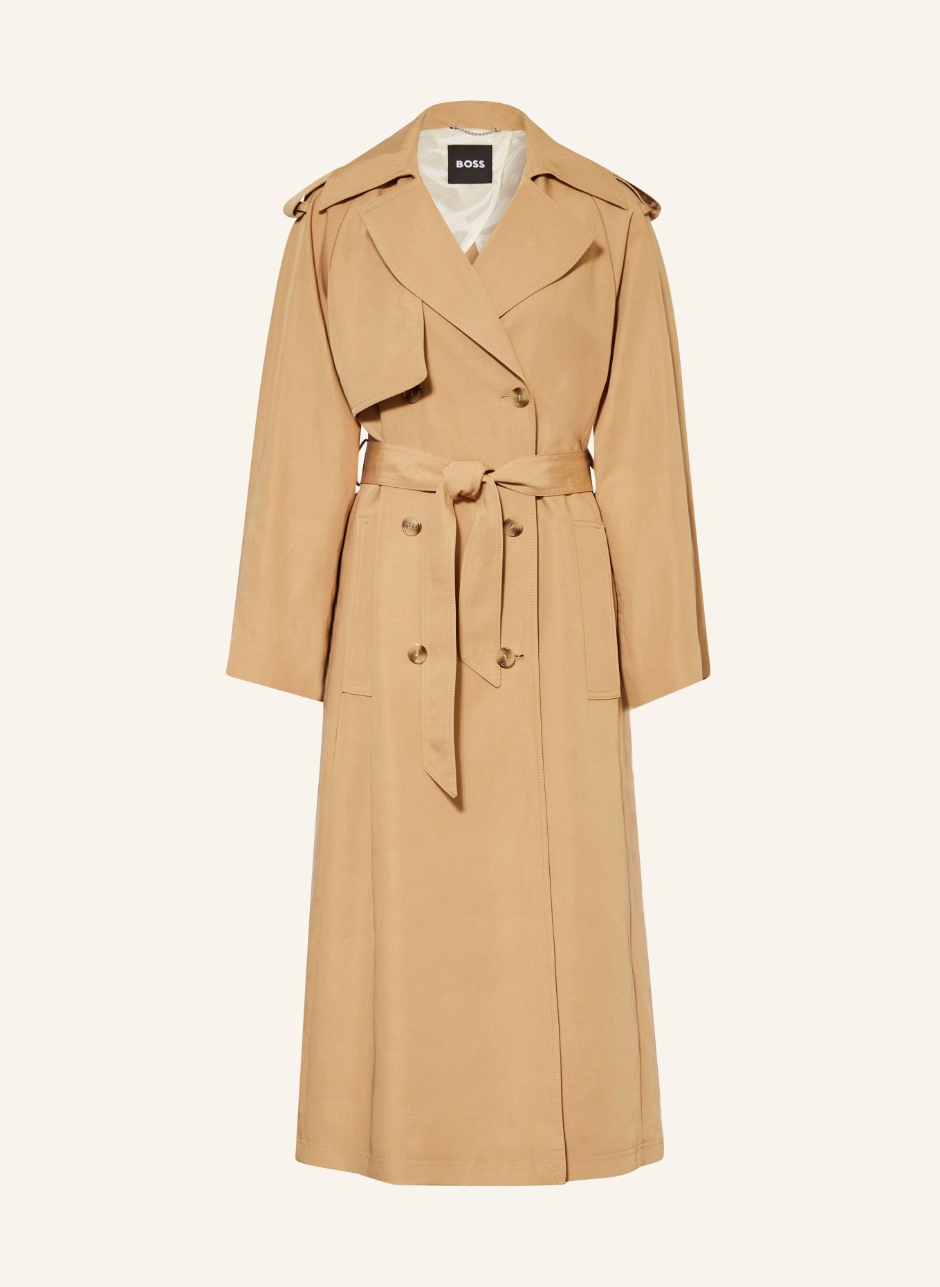 BOSS Trench coat CLOMEA, Color: BEIGE (Image 1)