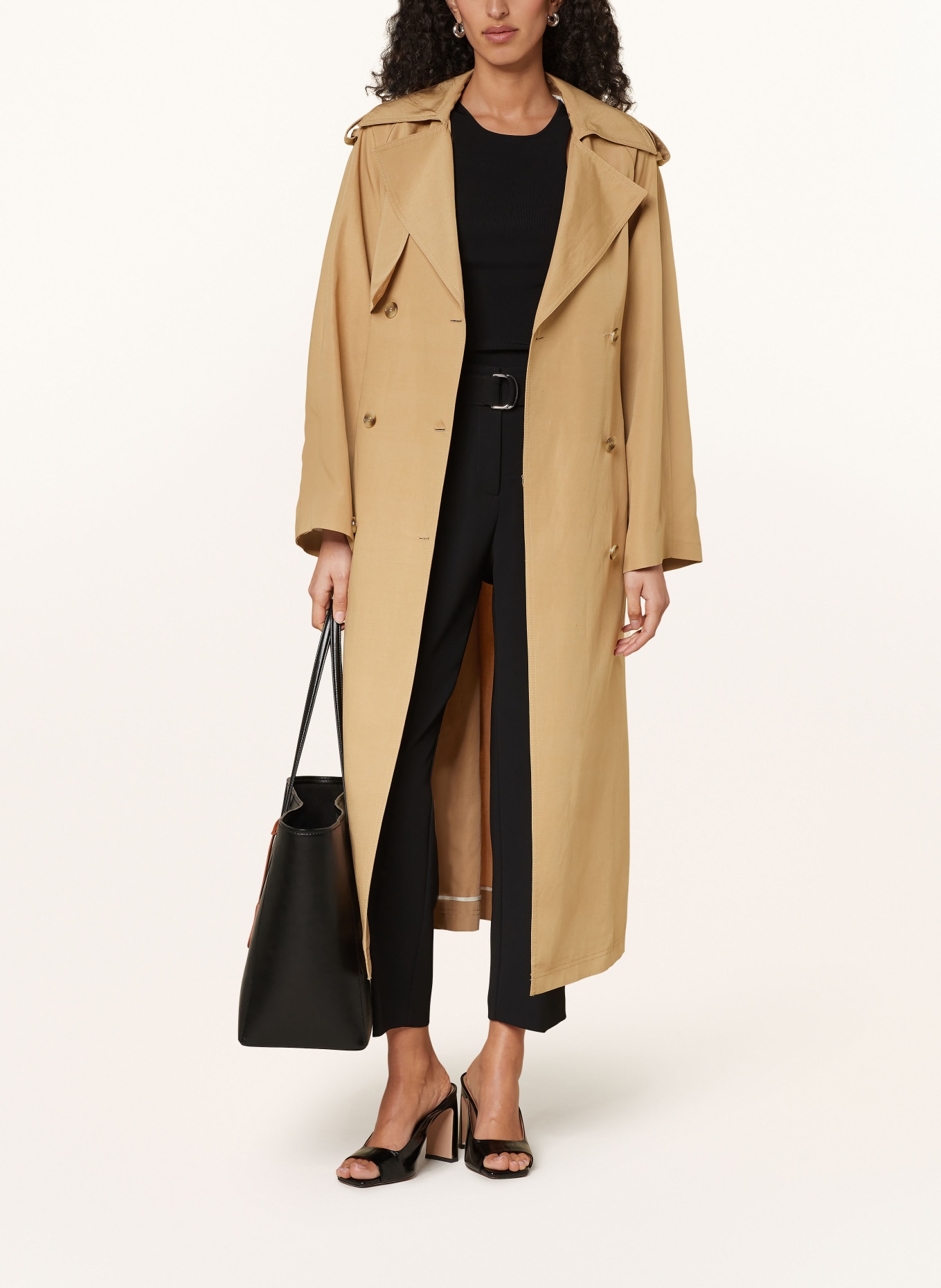 BOSS Trench coat CLOMEA, Color: BEIGE (Image 2)