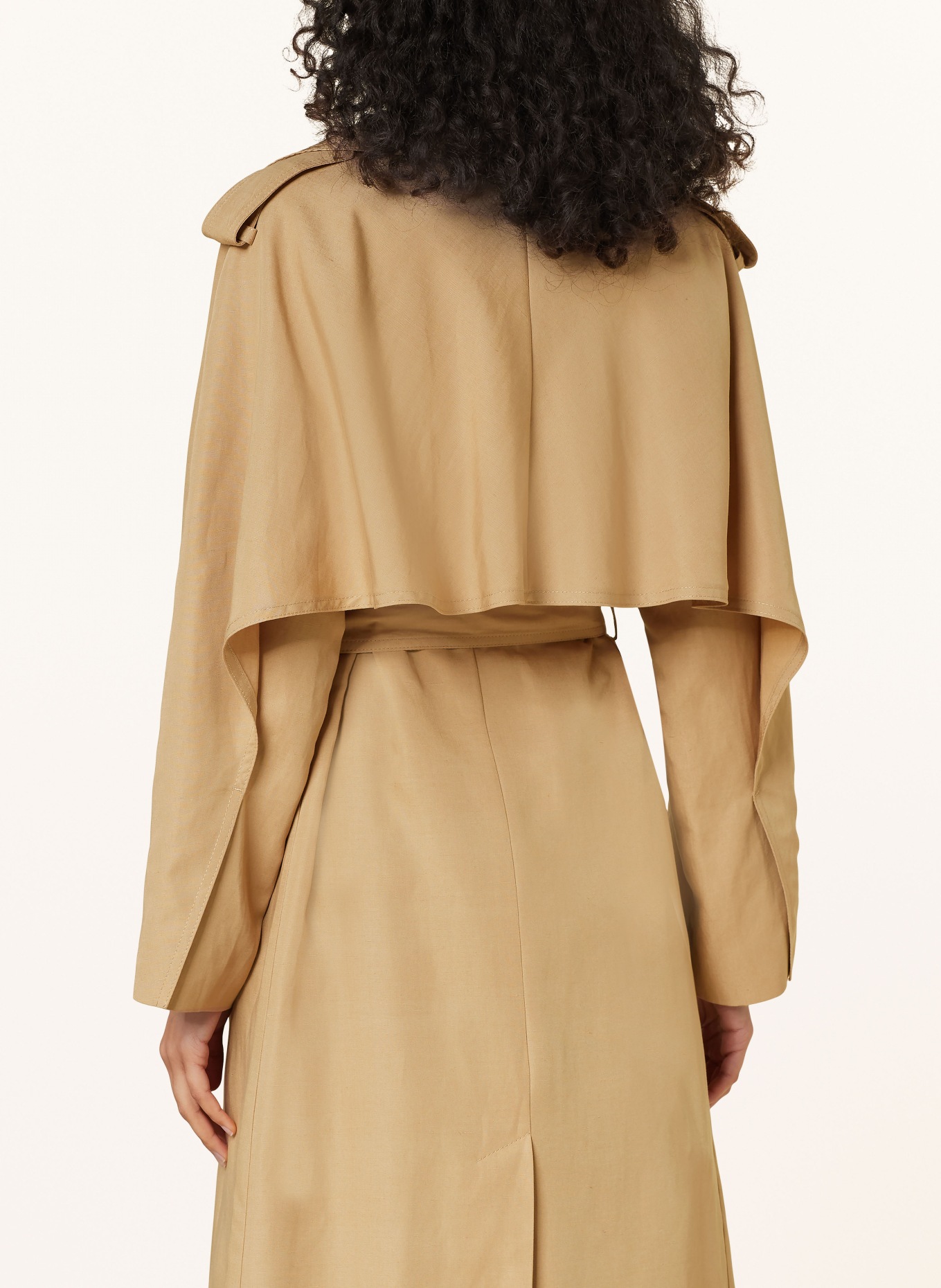 BOSS Trench coat CLOMEA, Color: BEIGE (Image 5)