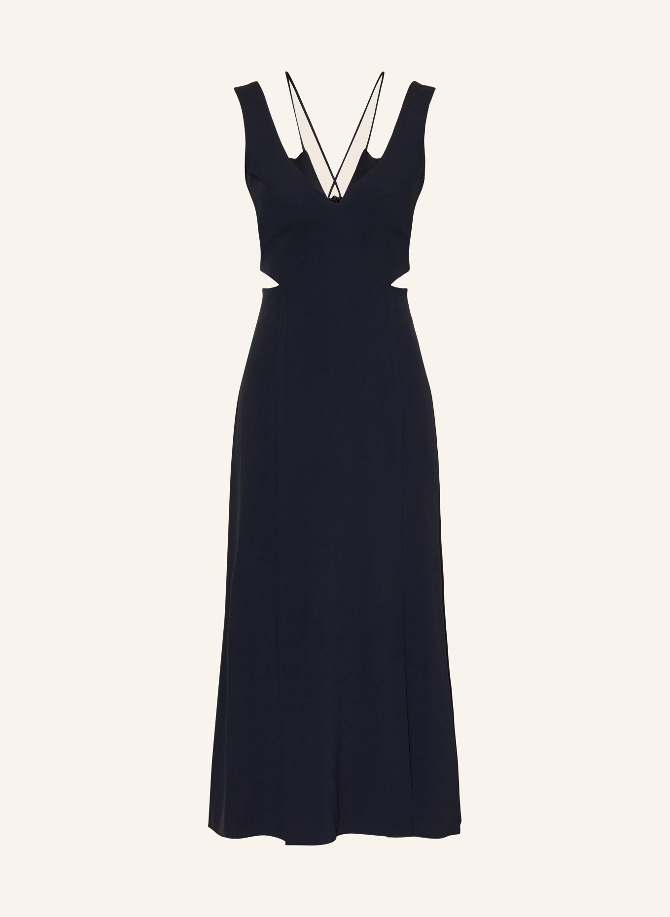 BOSS Dress DIBEA with cut-outs, Color: DARK BLUE (Image 1)