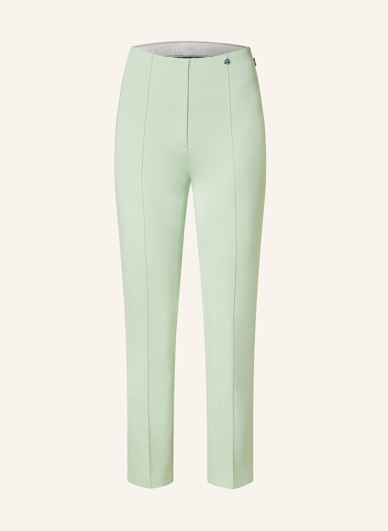 MARC CAIN Jersey pants FREDERICA, Color: LIGHT GREEN (Image 1)