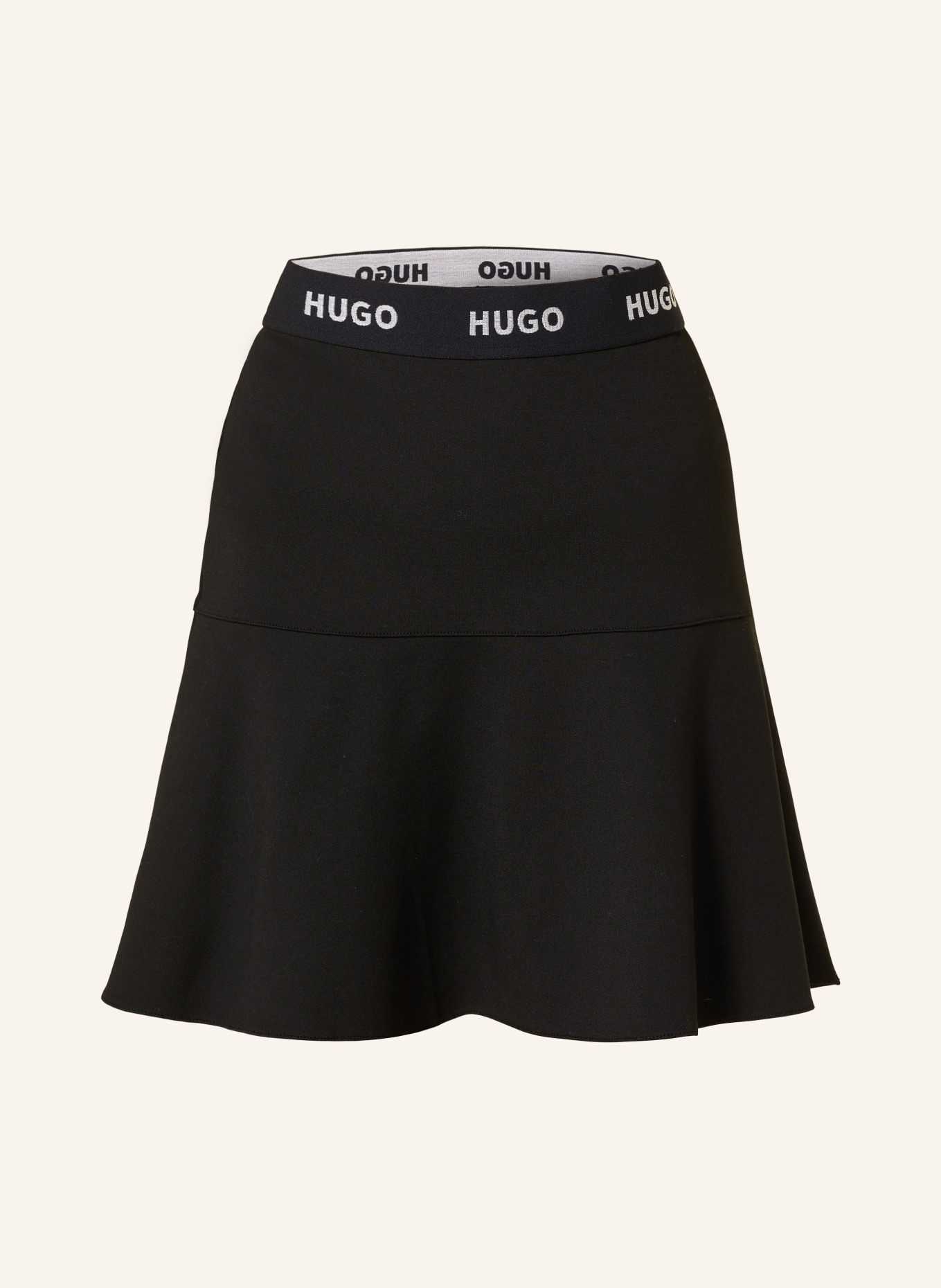 HUGO Jersey skirt RELOSANA, Color: BLACK (Image 1)