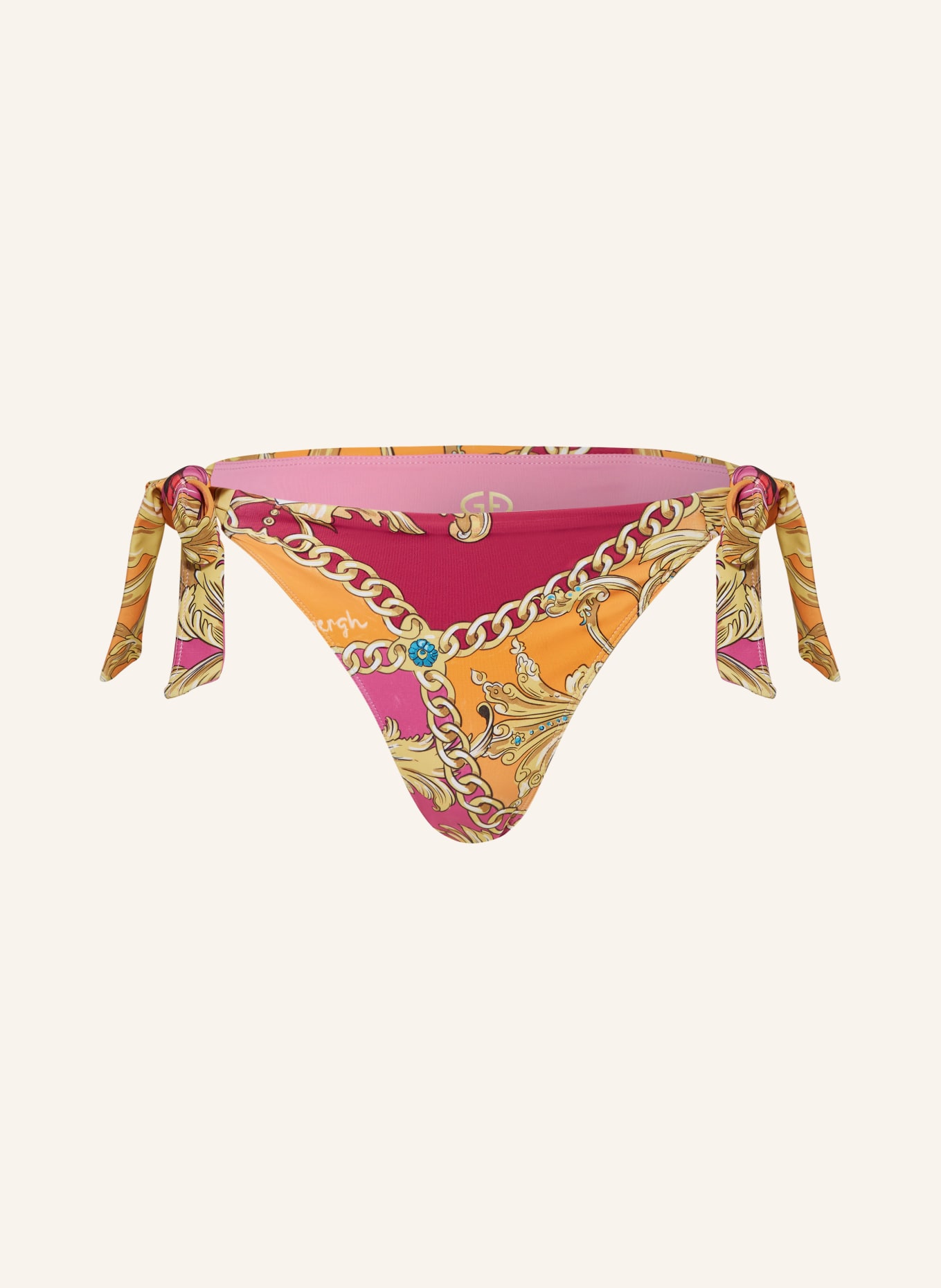 GOLDBERGH Triangle bikini bottoms SUNLIT, Color: PINK/ YELLOW/ LIGHT ORANGE (Image 1)