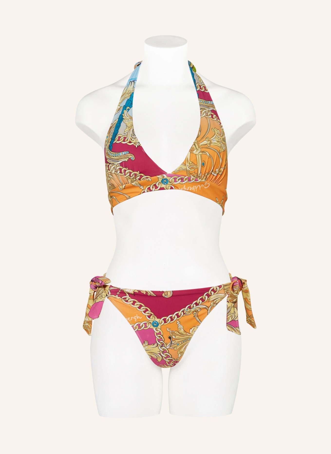 GOLDBERGH Triangle bikini bottoms SUNLIT, Color: PINK/ YELLOW/ LIGHT ORANGE (Image 2)