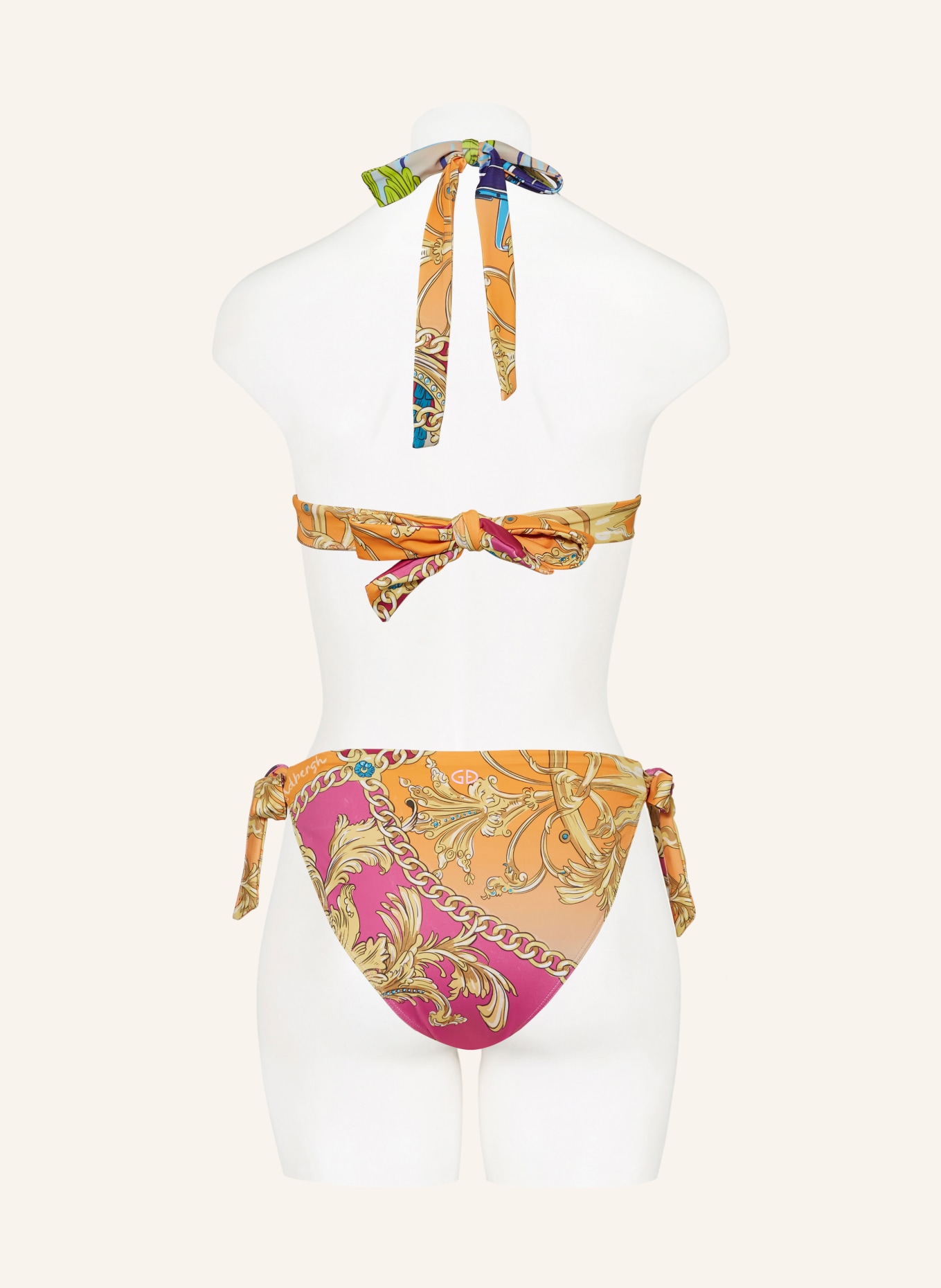 GOLDBERGH Triangle bikini bottoms SUNLIT, Color: PINK/ YELLOW/ LIGHT ORANGE (Image 3)