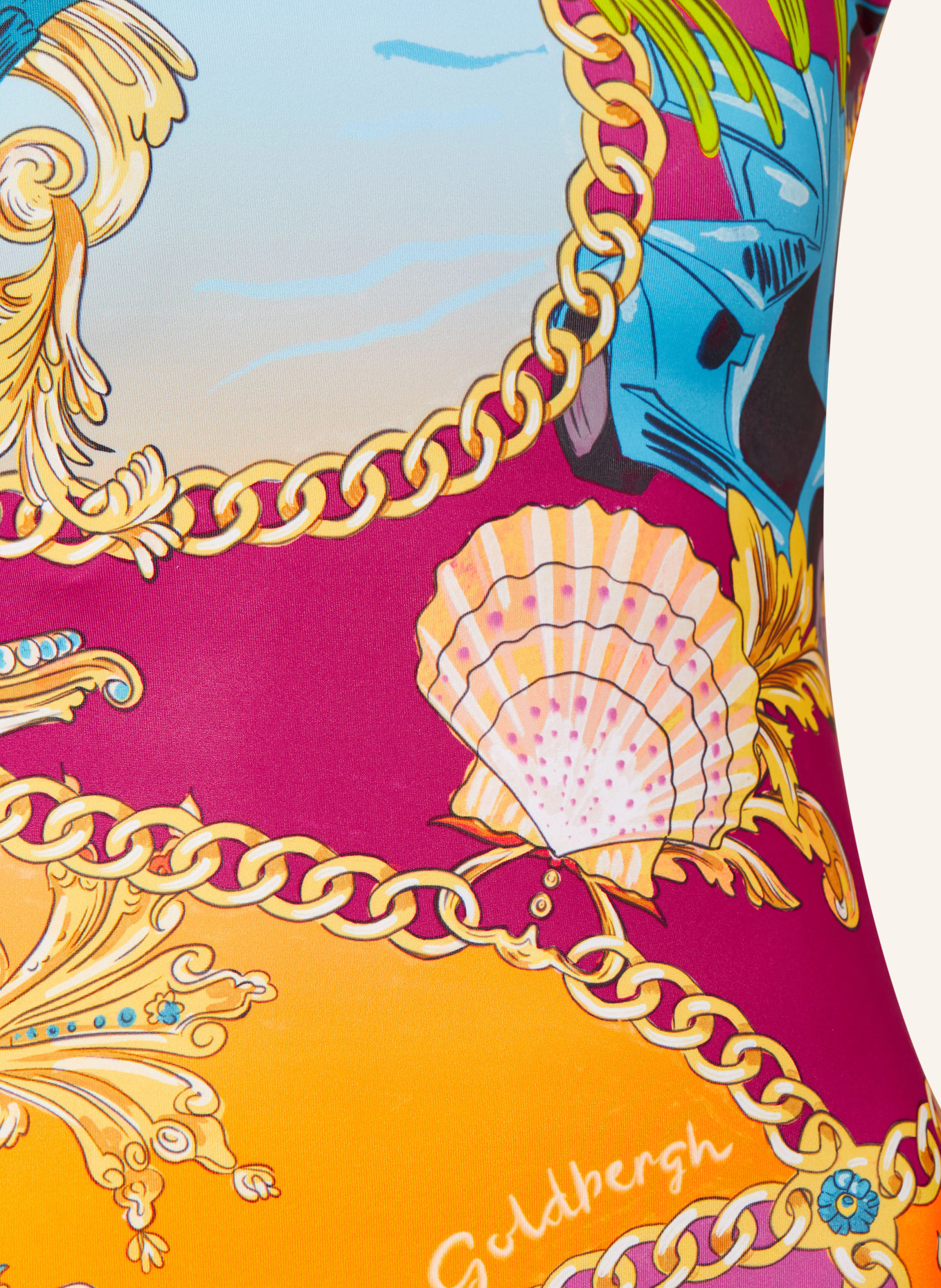 GOLDBERGH Swimsuit SOUTCH BEACH, Color: FUCHSIA/ YELLOW/ ORANGE (Image 4)