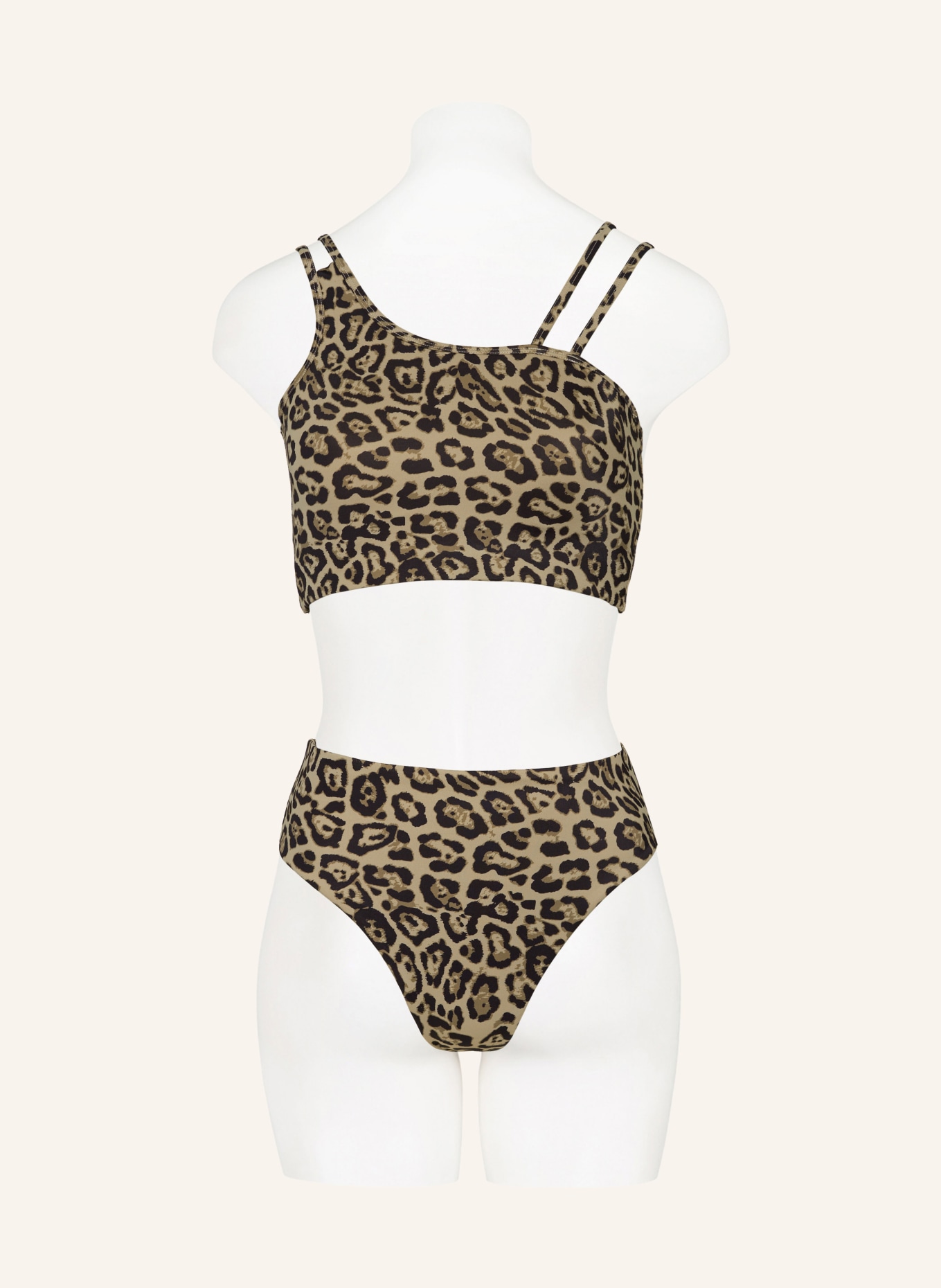 GOLDBERGH Bralette bikini top MARINA, Color: BEIGE/ BLACK (Image 2)