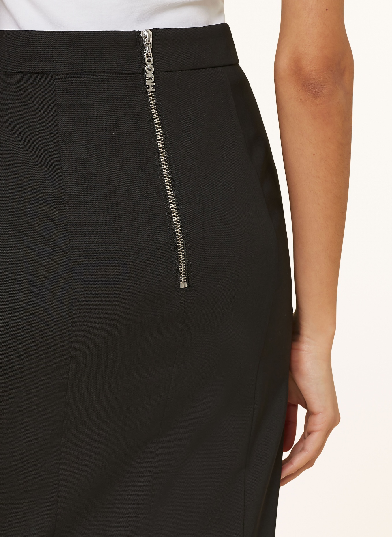 HUGO Skirt RAMARA, Color: BLACK (Image 5)