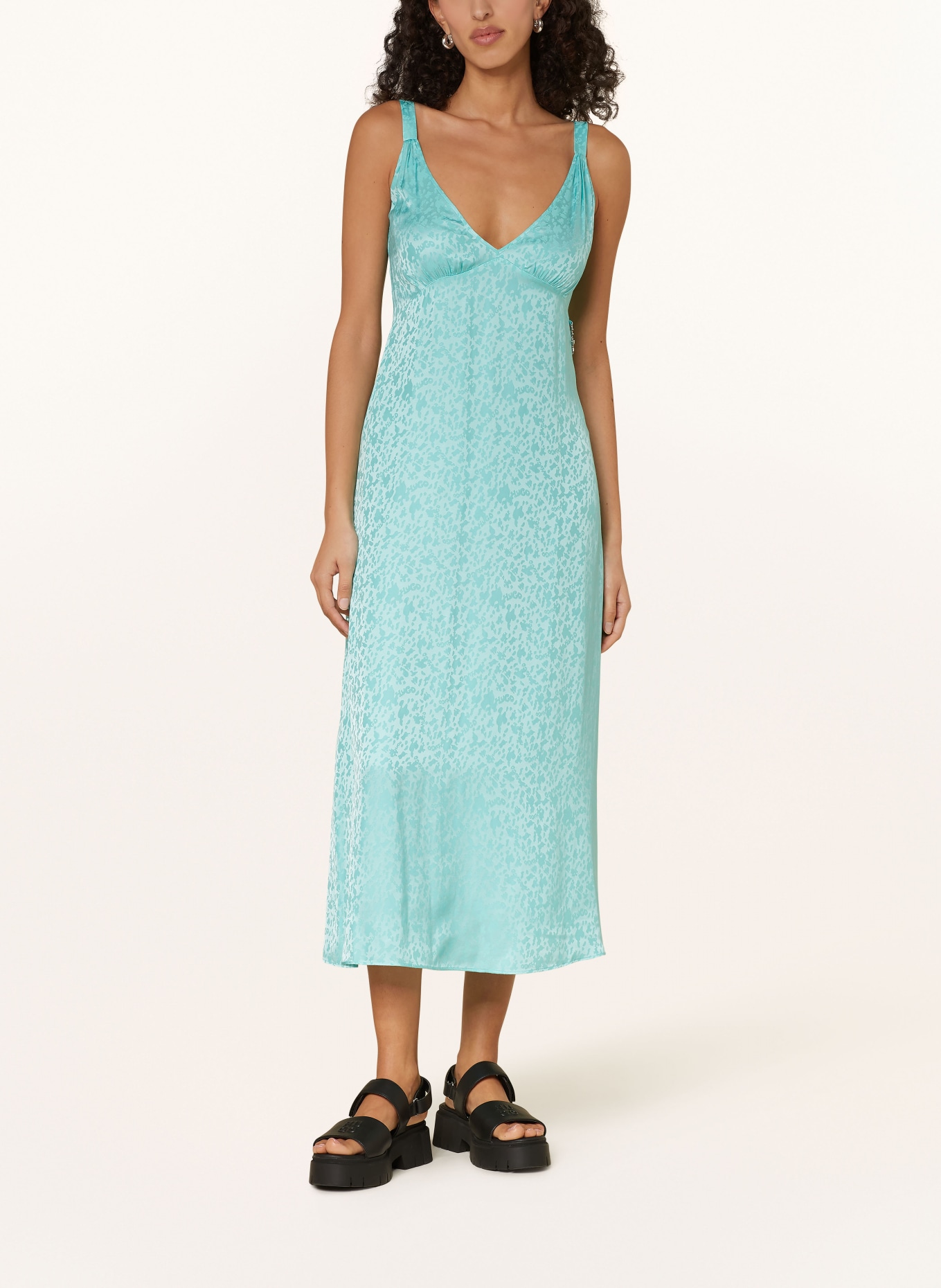 HUGO Jacquard-Kleid KELARI, Farbe: MINT (Bild 2)