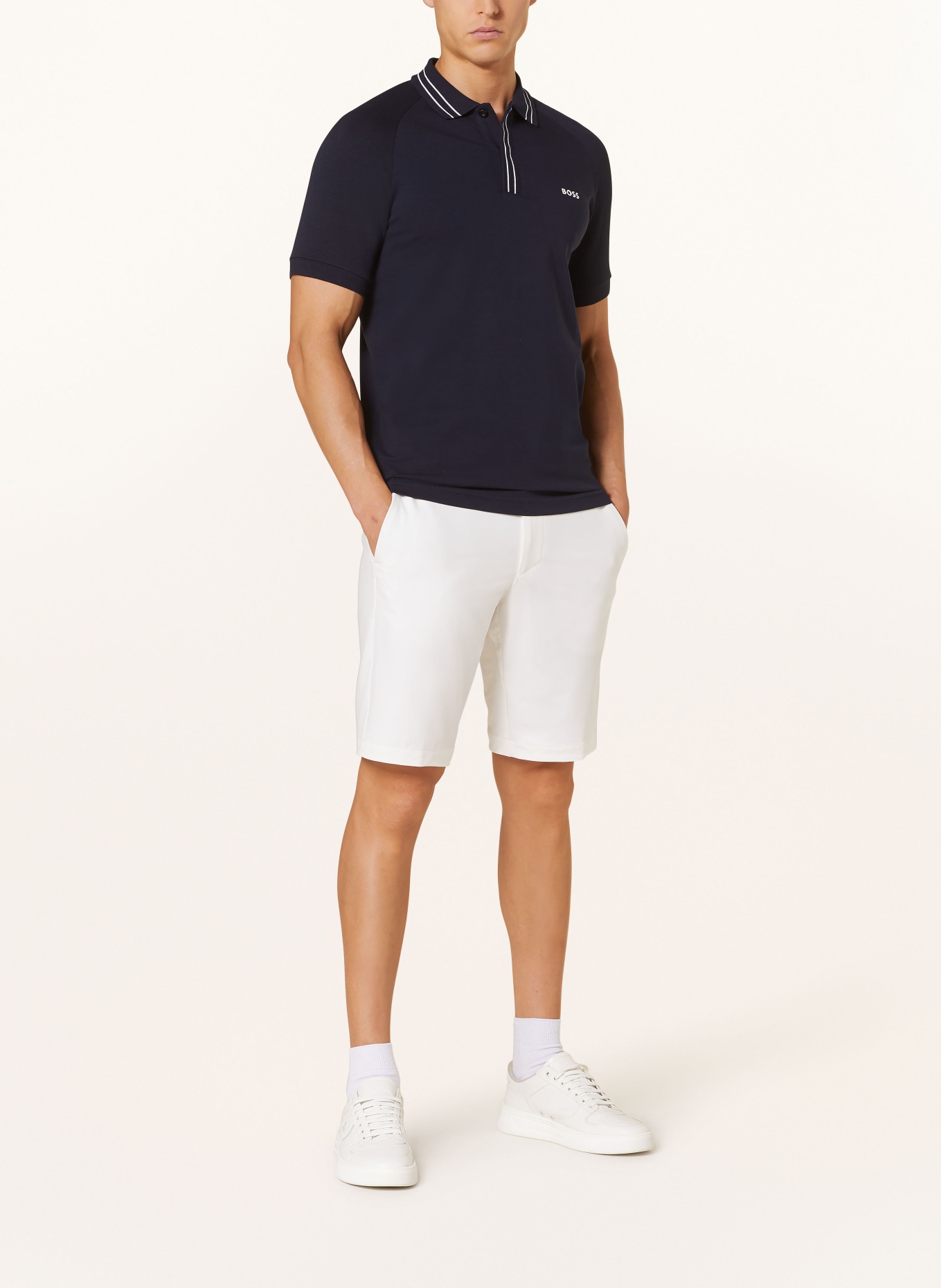 BOSS Jersey-Poloshirt PAULE Slim Fit, Farbe: DUNKELBLAU (Bild 2)