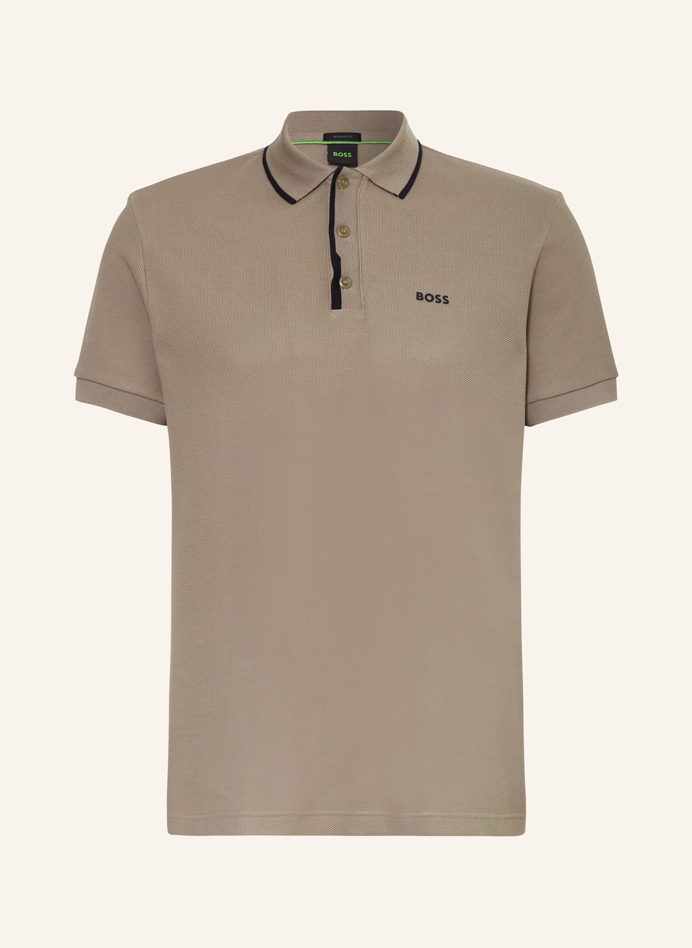 BOSS Piqué-Poloshirt PADDY Regular Fit, Farbe: OLIV (Bild 1)
