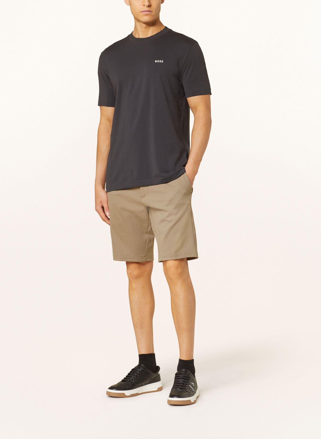 BOSS Shorts COMMUTER Slim Fit, Farbe: KHAKI (Bild 2)