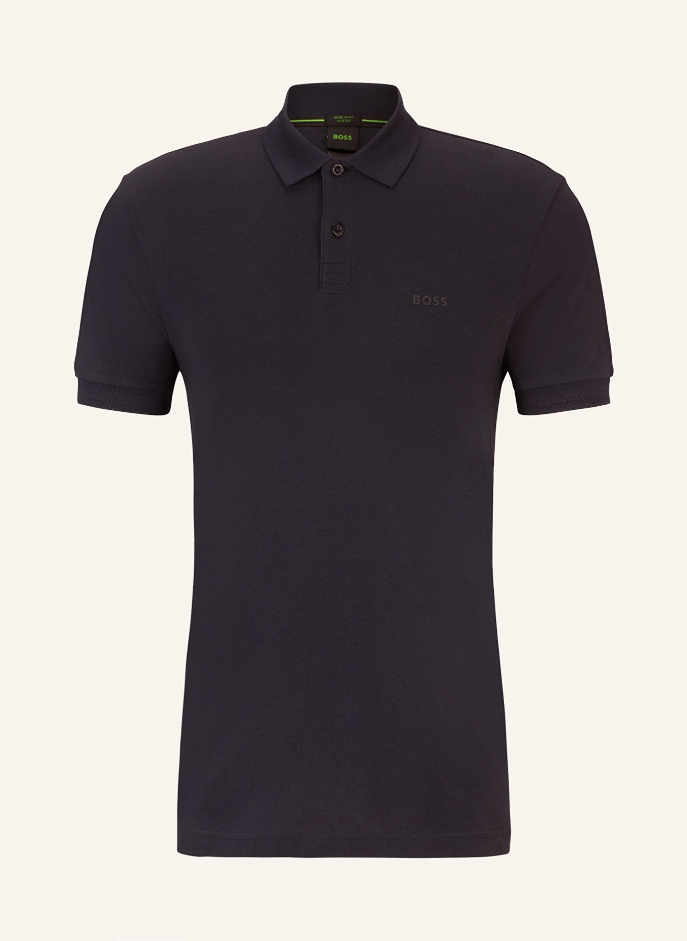 BOSS Piqué-Poloshirt PIO Regular Fit, Farbe: DUNKELBLAU (Bild 1)