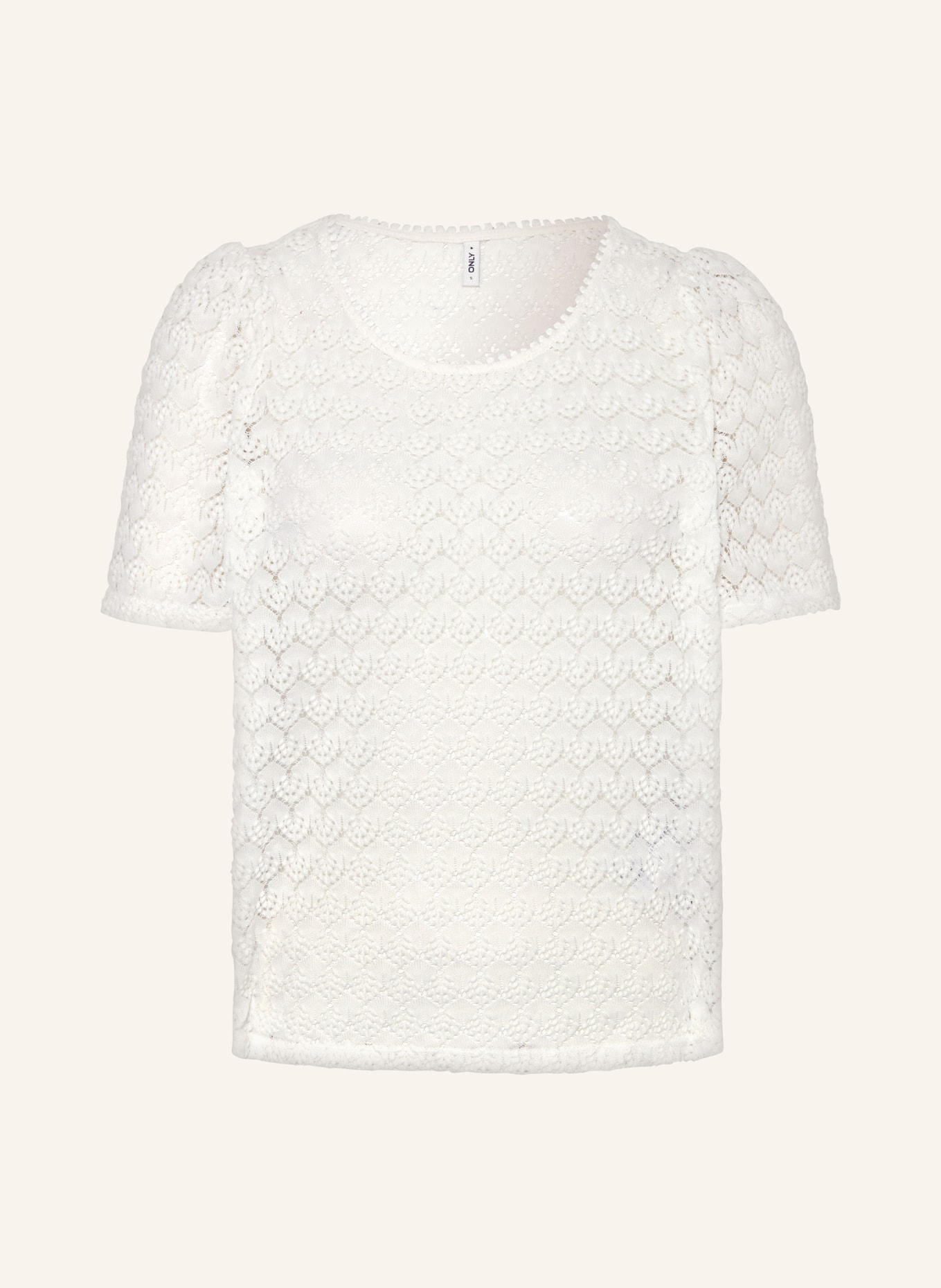 ONLY Knit shirt, Color: WHITE (Image 1)