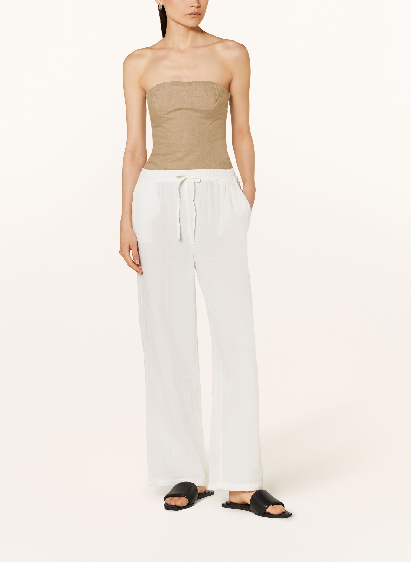 ONLY Trousers, Color: WHITE (Image 2)