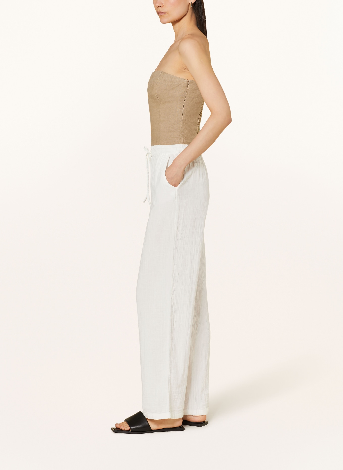 ONLY Trousers, Color: WHITE (Image 4)