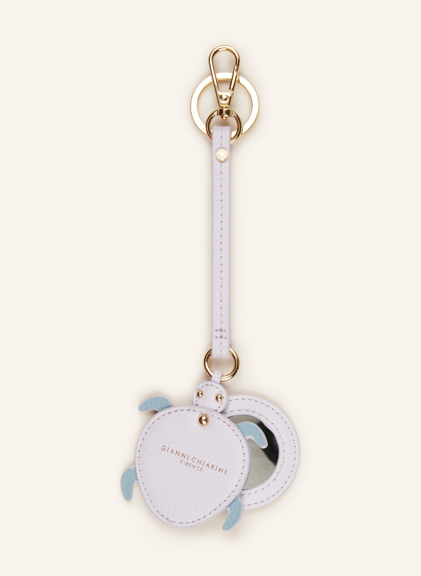 GIANNI CHIARINI Schlüssel- und Taschenanhänger TURTLE, Farbe: HELLLILA (Bild 1)