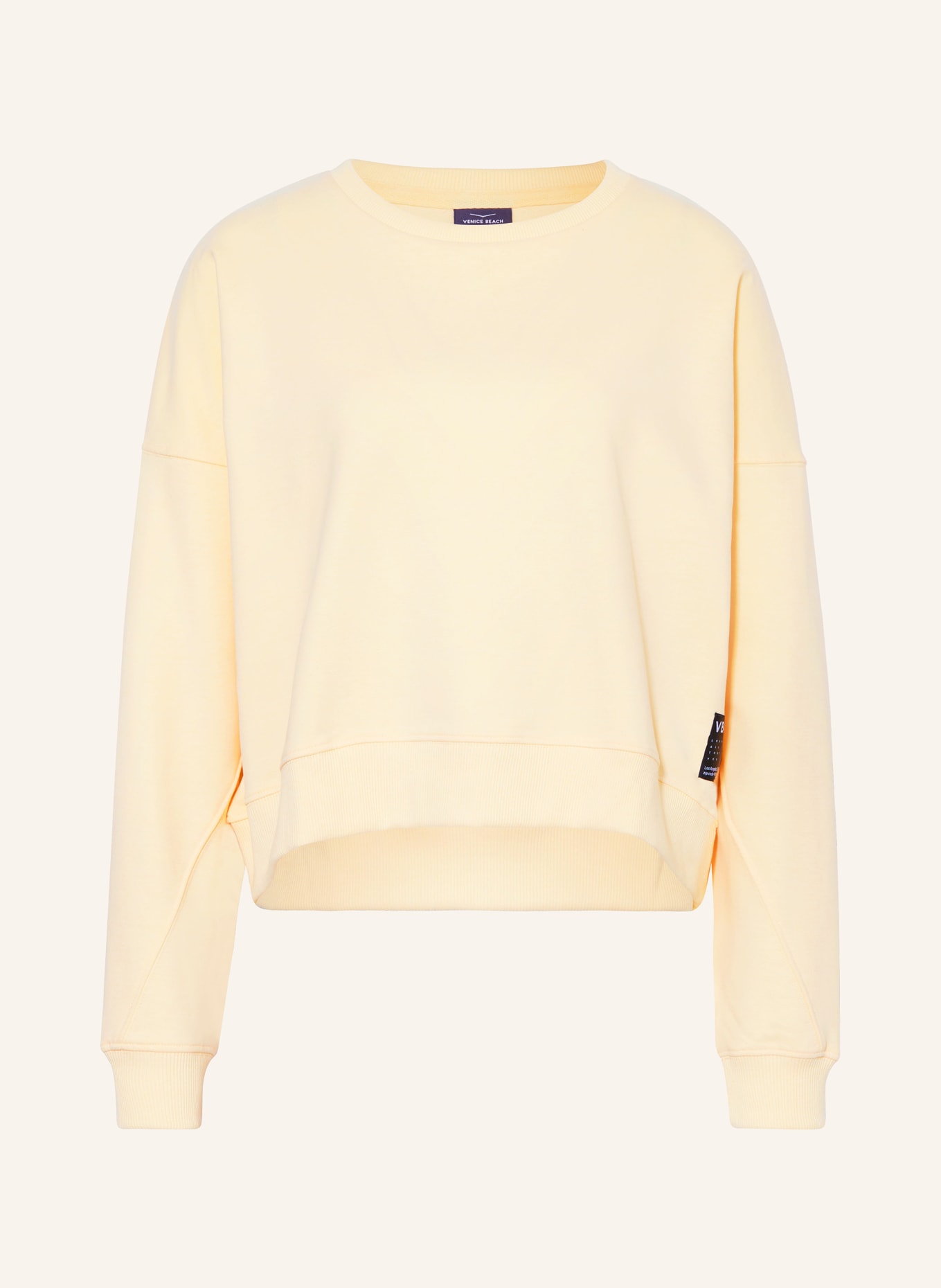 VENICE BEACH Sweatshirt ANISA, Color: LIGHT YELLOW (Image 1)