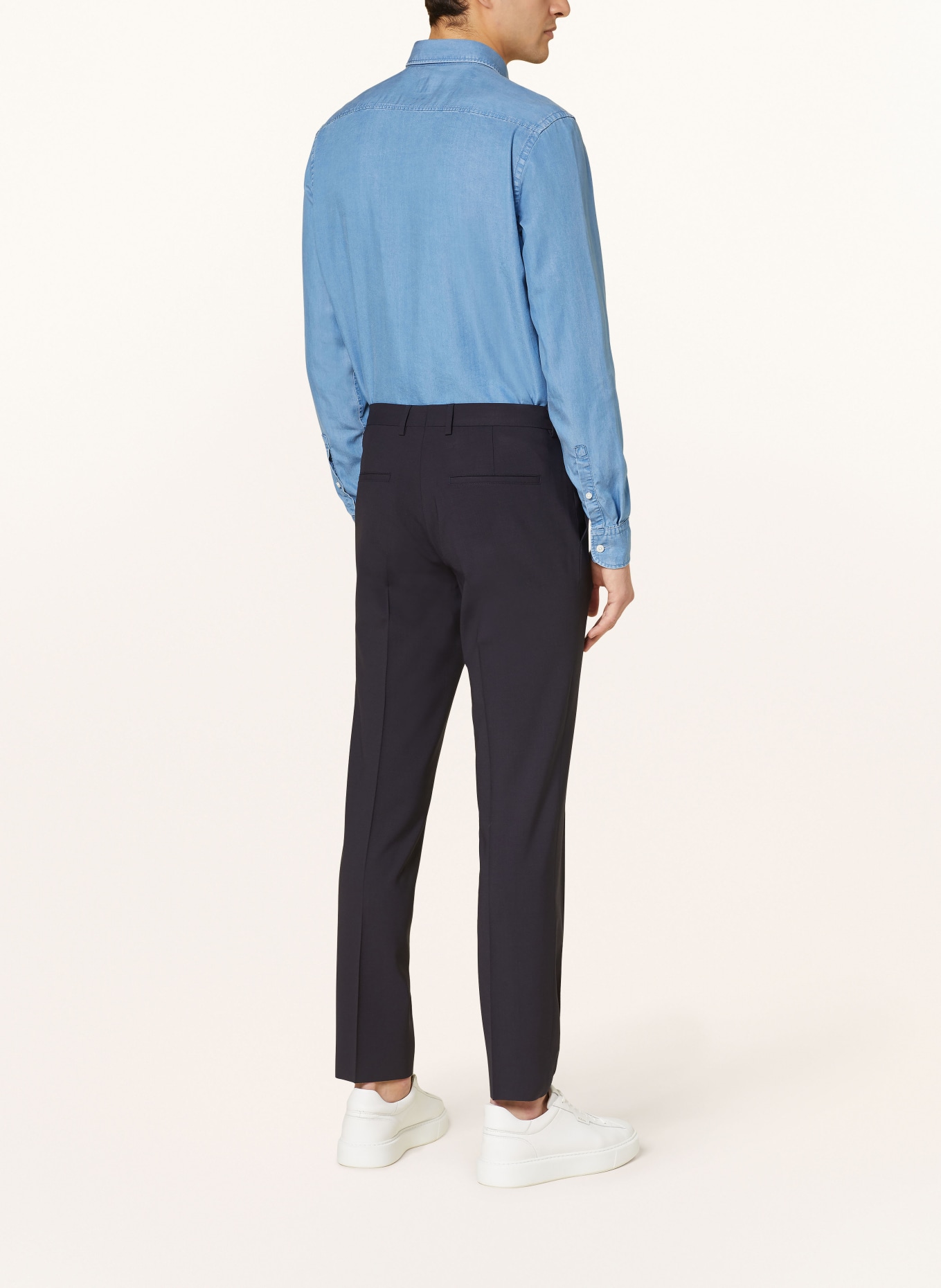 BOSS Koszula casual fit w stylu jeansowym, Kolor: NIEBIESKI (Obrazek 3)