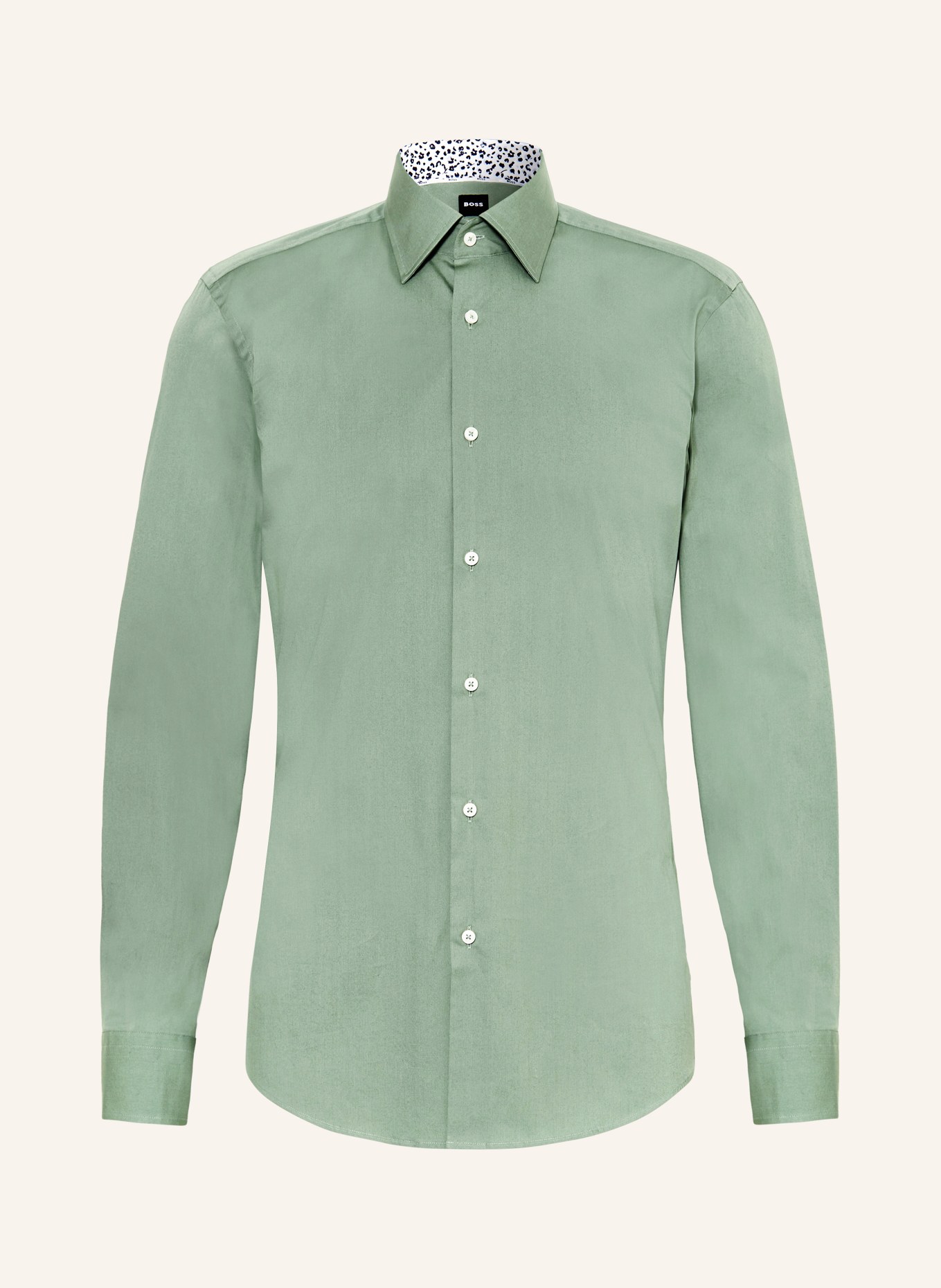 BOSS Shirt HANK slim fit, Color: LIGHT GREEN (Image 1)