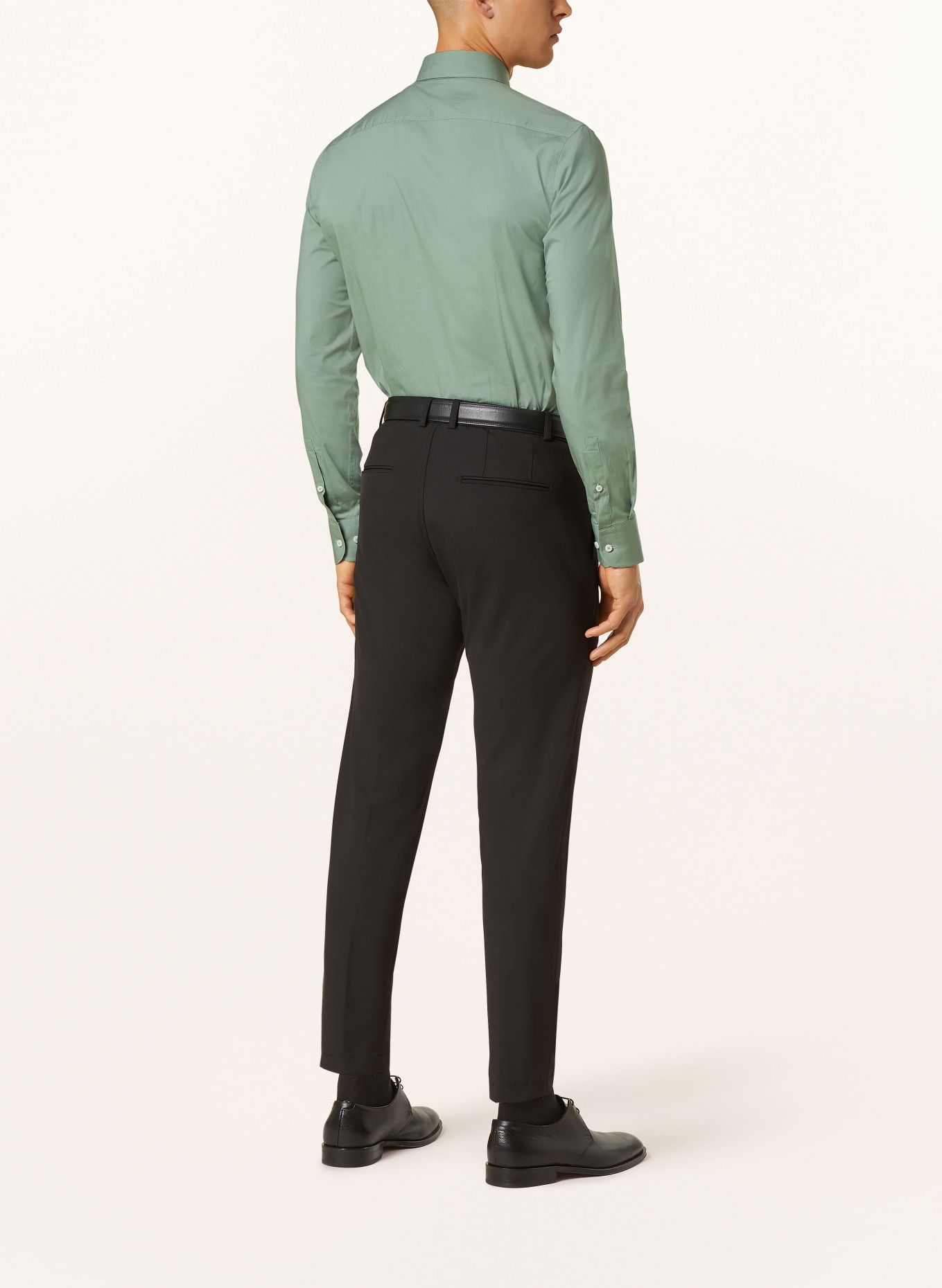 BOSS Shirt HANK slim fit, Color: LIGHT GREEN (Image 3)