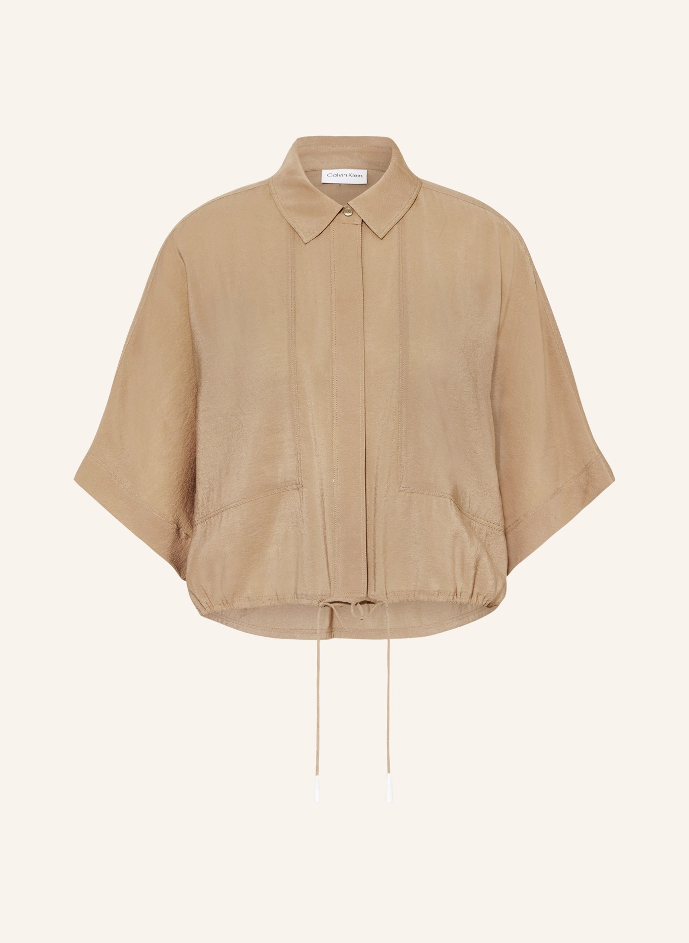 Calvin Klein Shirt blouse, Color: CAMEL (Image 1)