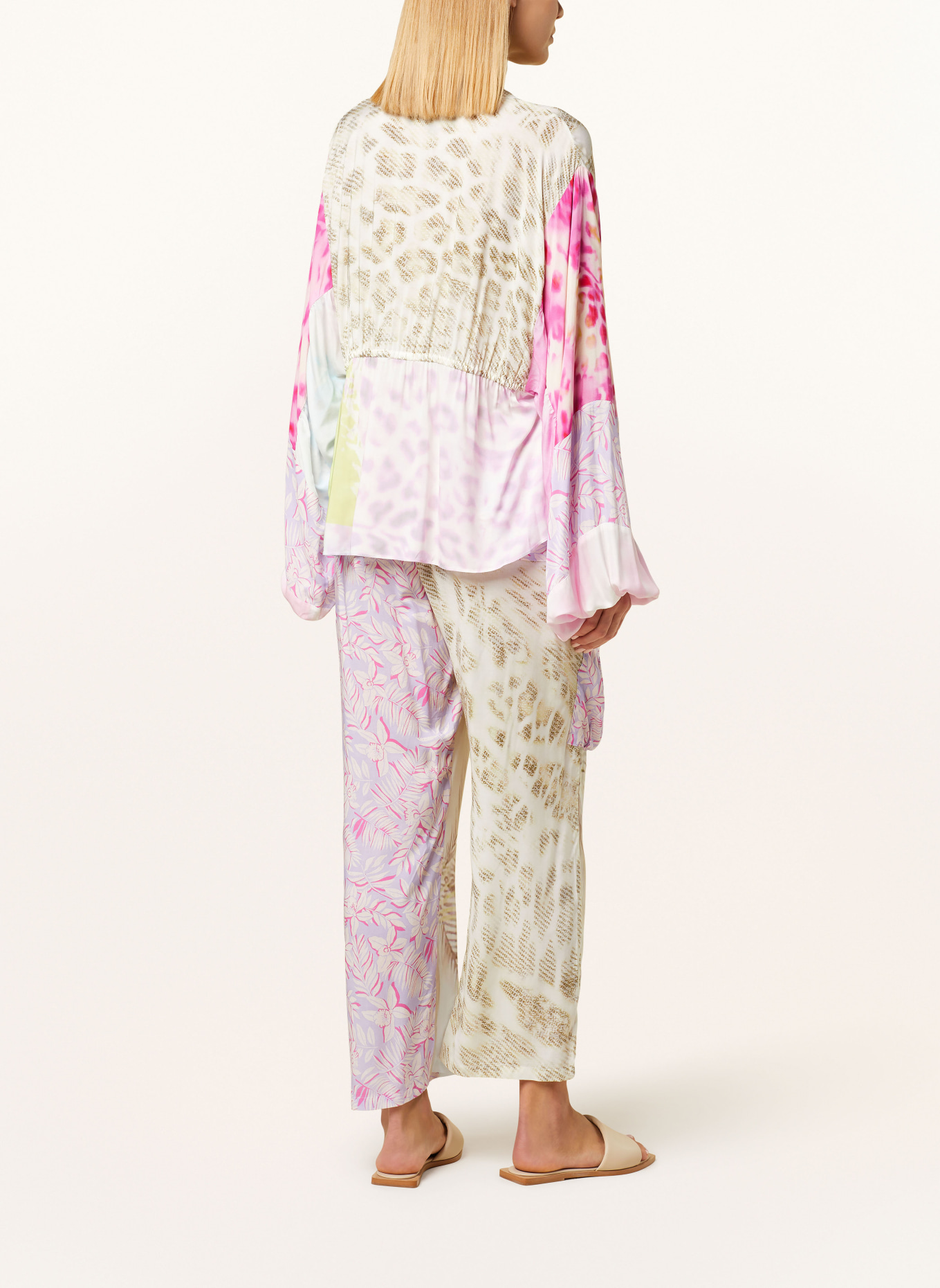 yippie hippie Shirt blouse, Color: PINK/ LIGHT PURPLE/ LIGHT PINK (Image 3)
