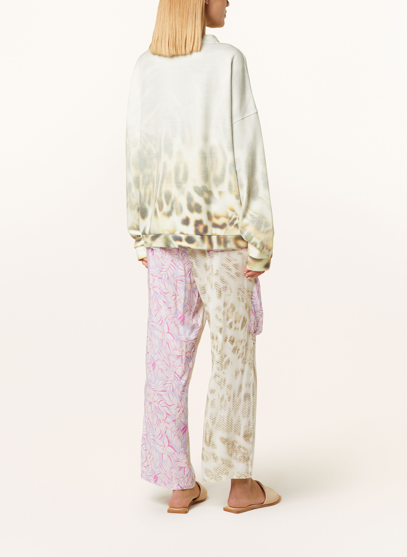 yippie hippie Bluza nierozpinana z cekinami, Kolor: JASNOCZARY/ JASNOŻÓŁTY/ CZIEMNOSZARY (Obrazek 3)