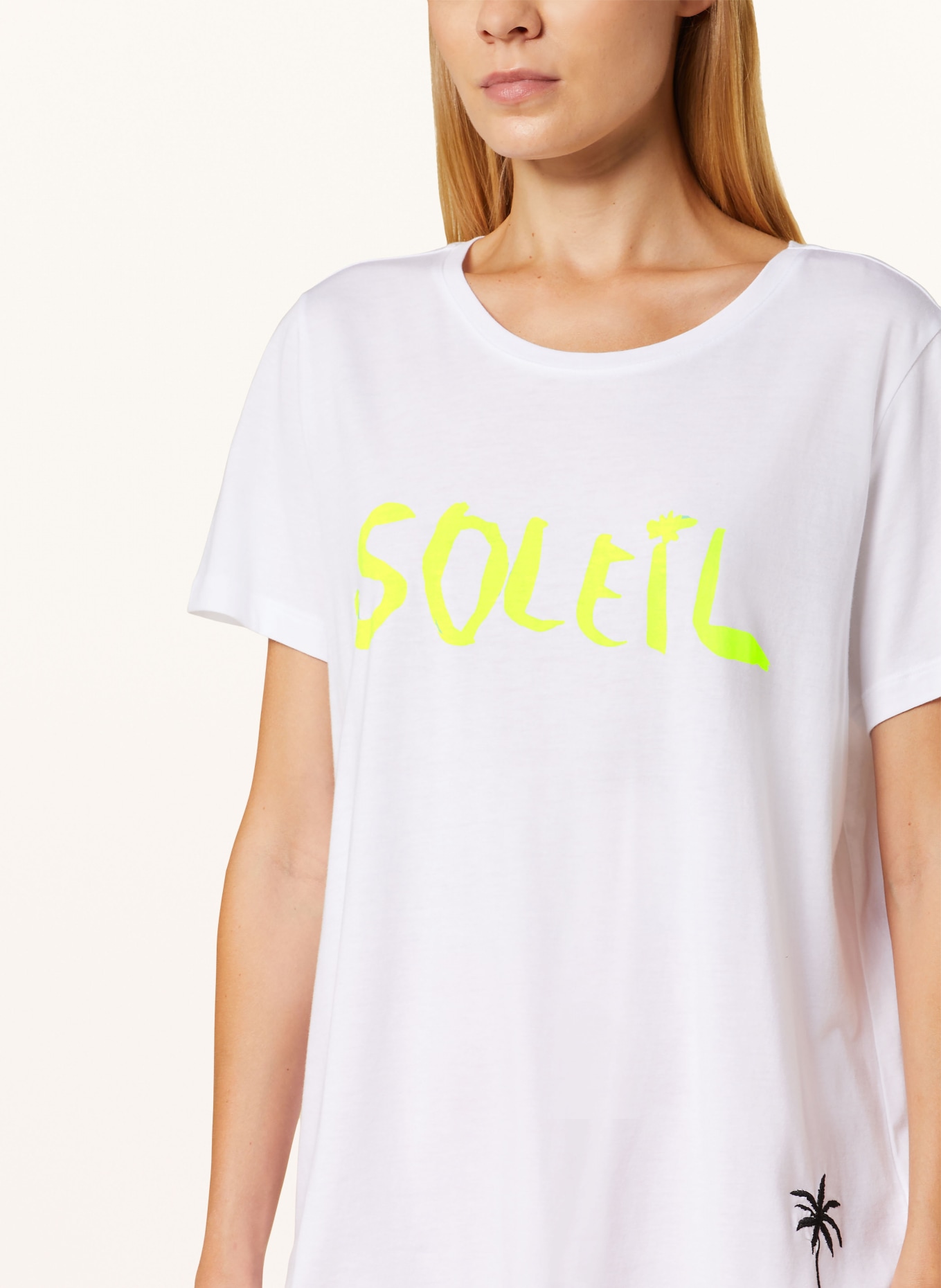 yippie hippie T-shirt, Color: WHITE (Image 4)