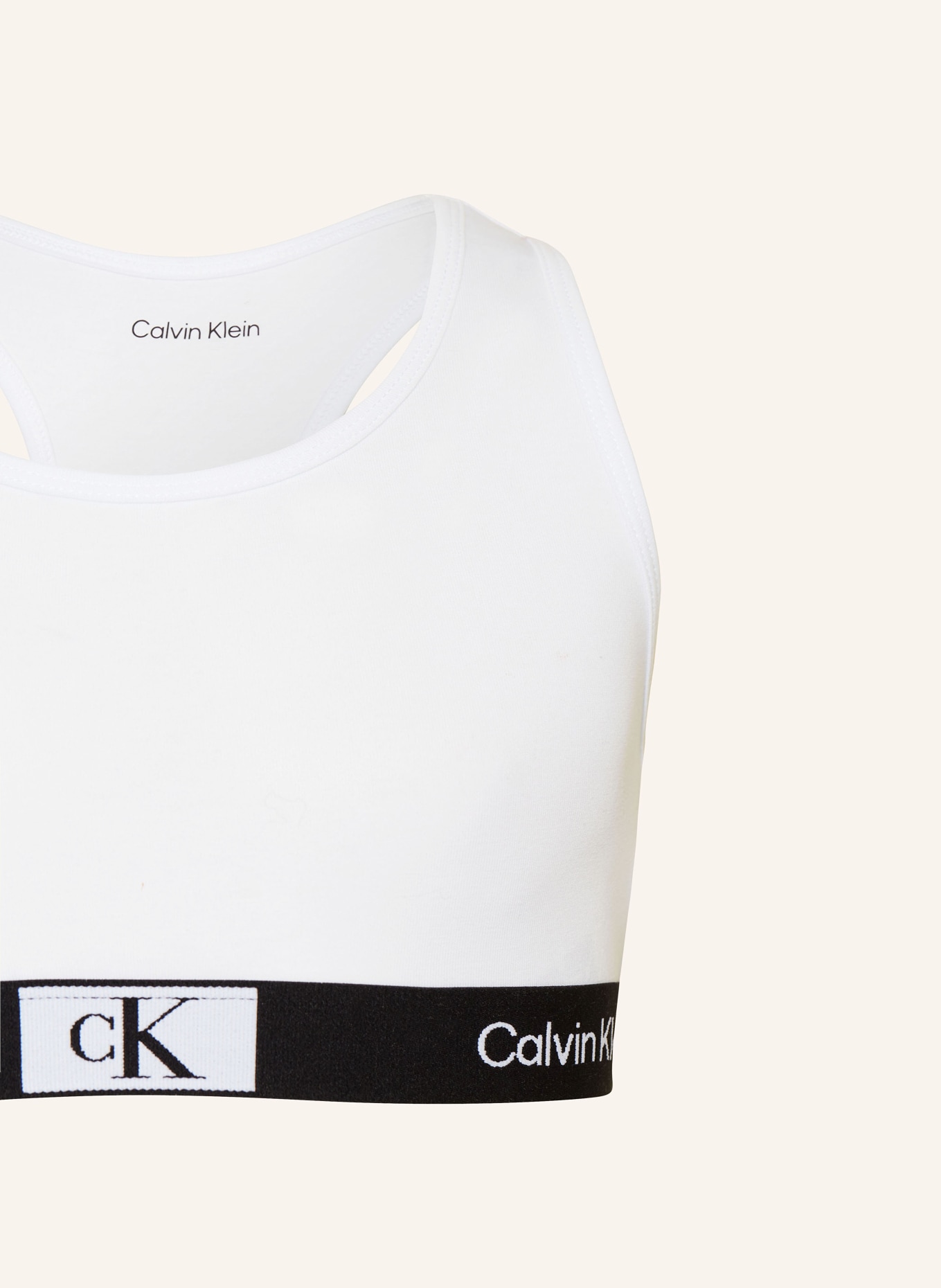 Calvin Klein Bustier podprsenka CK96, 2 kusy v balení, Barva: ČERNÁ/ BÍLÁ (Obrázek 3)