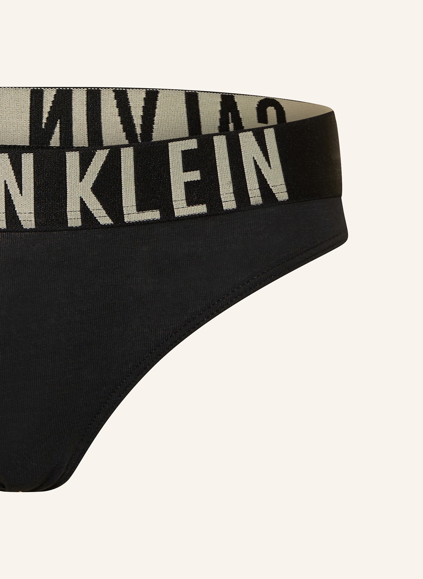Calvin Klein 2er-Pack Slips INTENSE POWER, Farbe: SCHWARZ/ HELLBRAUN (Bild 3)