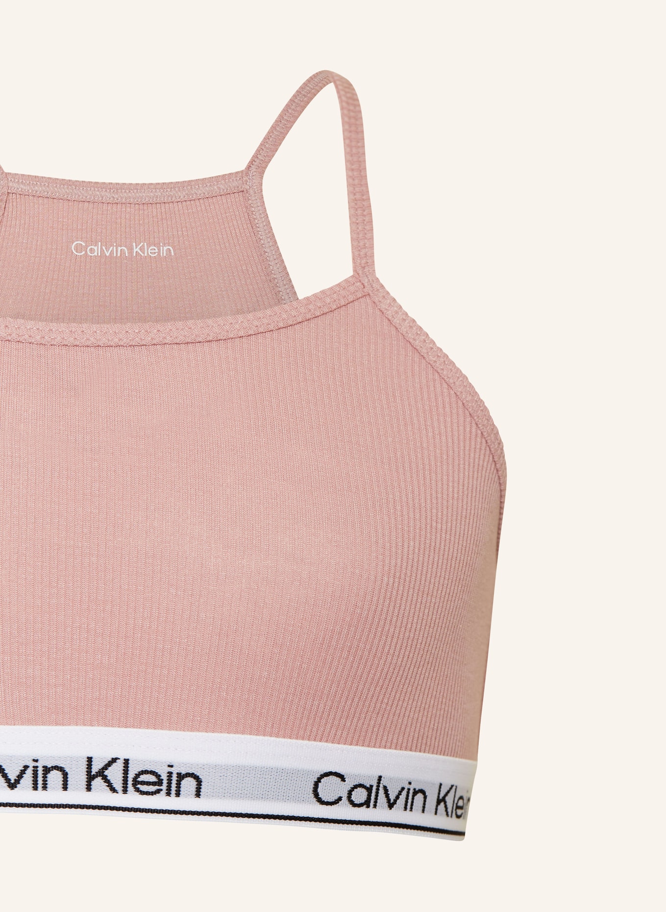 Calvin Klein Biustonosz bustier MODERN COTTON, 2 szt., Kolor: BLADORÓŻOWY (Obrazek 3)