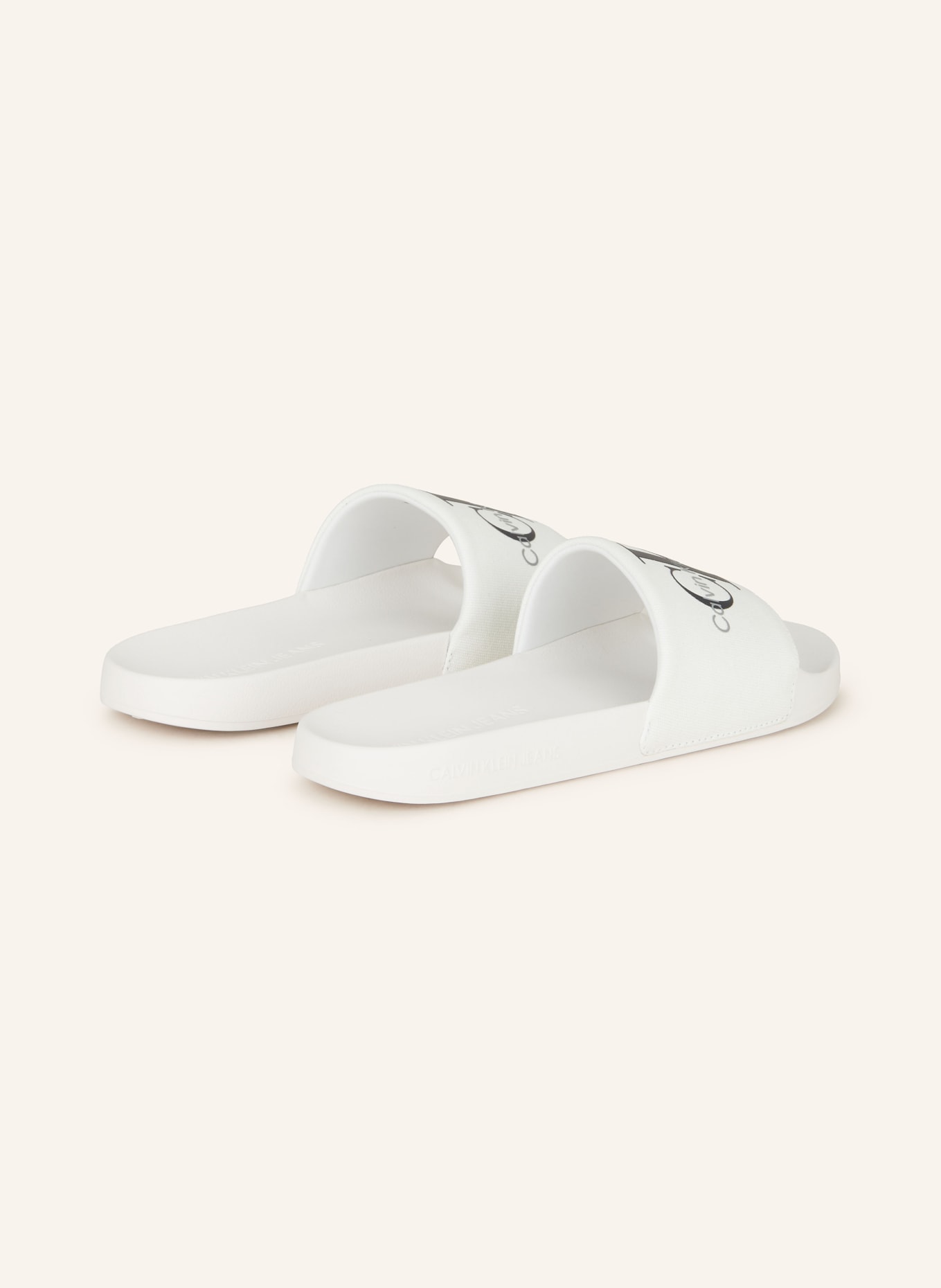 Calvin Klein Slides, Color: WHITE (Image 2)