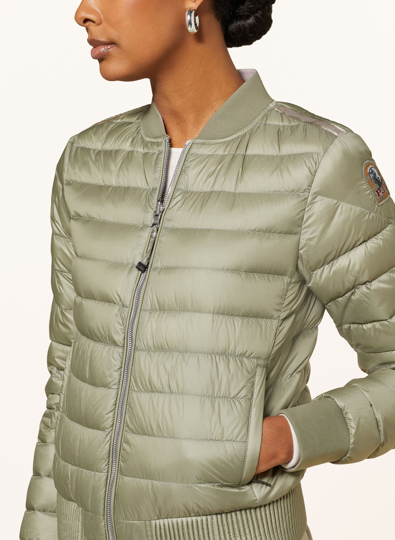 PARAJUMPERS Down jacket LEILA, Color: OLIVE (Image 5)
