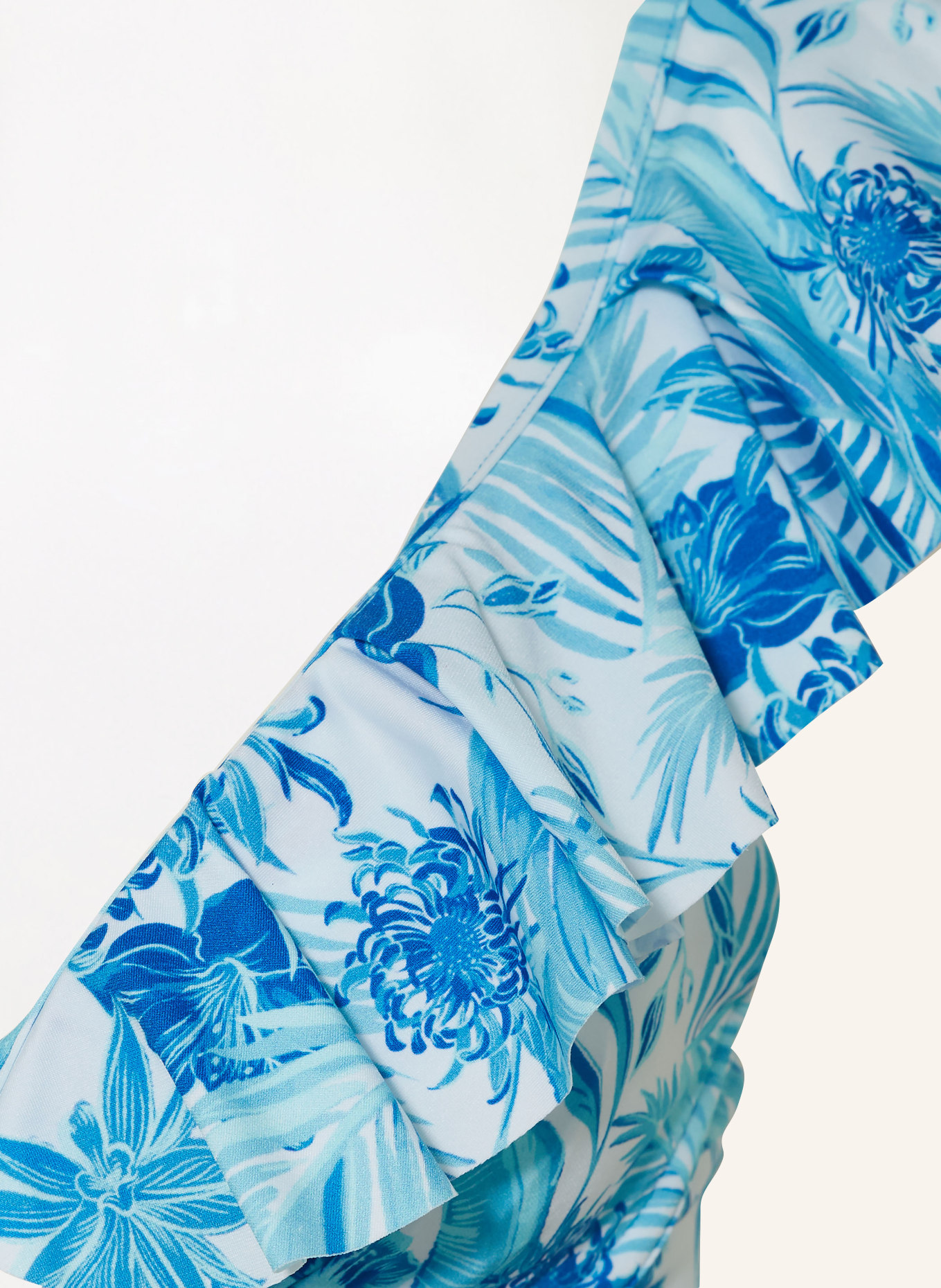VILEBREQUIN Underwired bikini top TAHITI FLOWERS, Color: WHITE/ LIGHT BLUE/ TURQUOISE (Image 4)