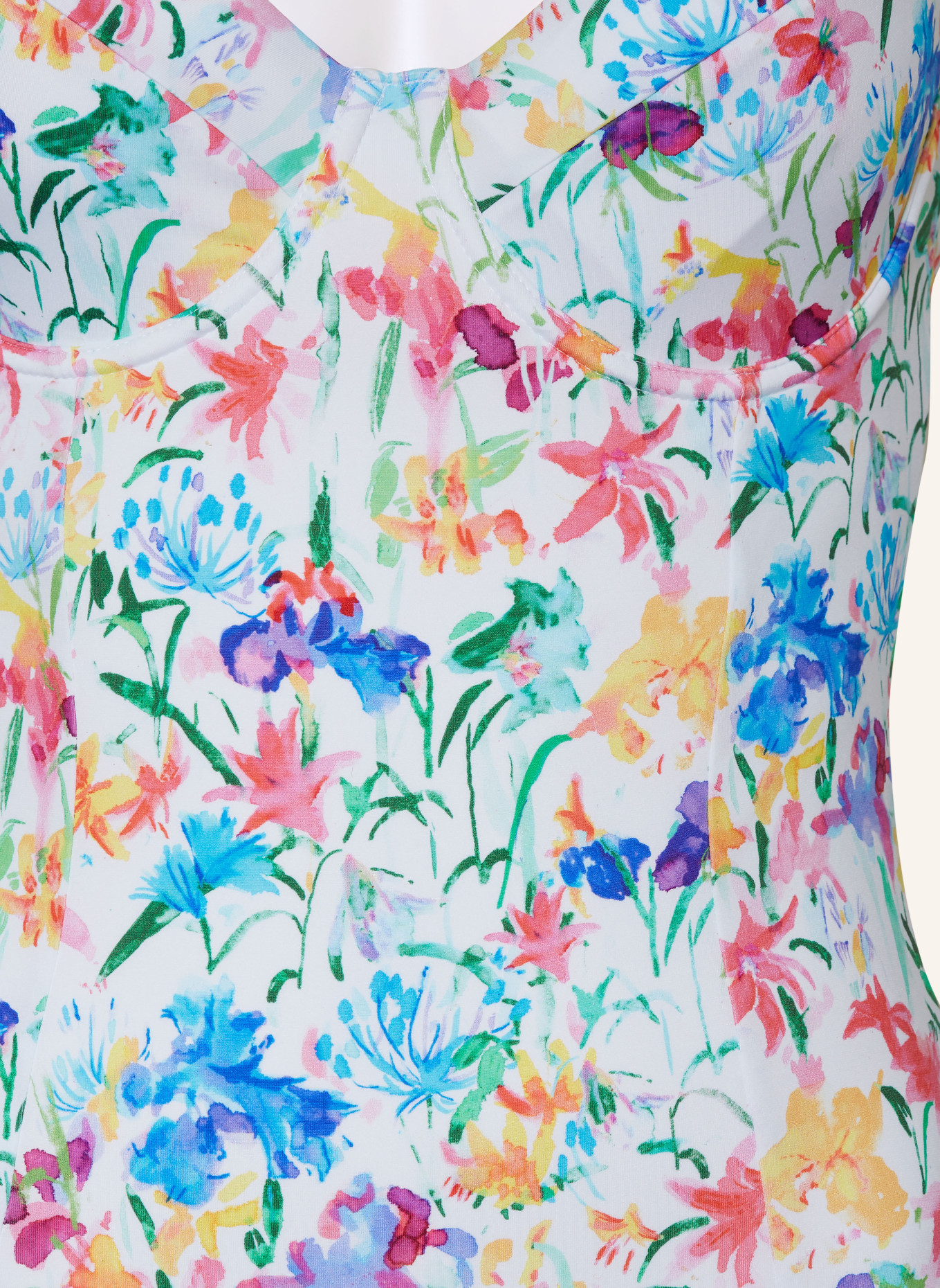 VILEBREQUIN Bügel-Badeanzug HAPPY FLOWERS, Farbe: WEISS/ BLAU/ PINK (Bild 4)