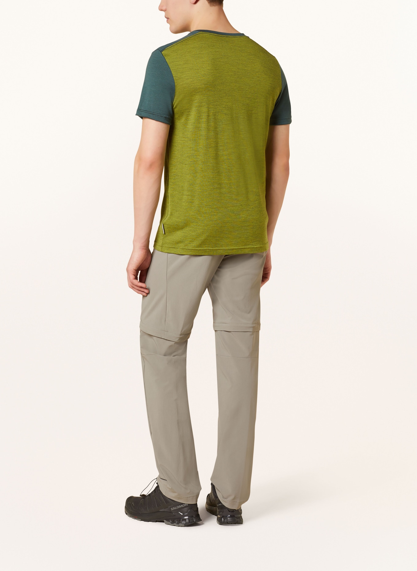 DEVOLD T-shirt, Color: LIGHT GREEN/ DARK GREEN (Image 3)
