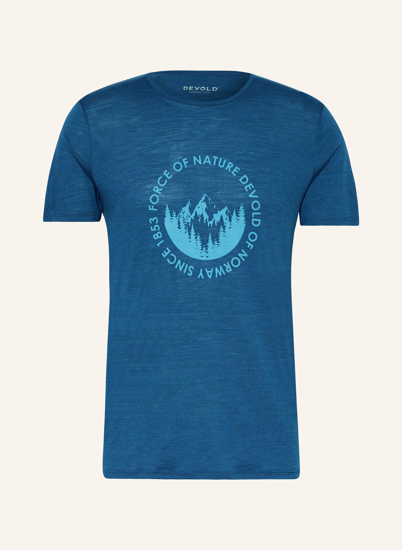 DEVOLD T-shirt, Color: BLUE (Image 1)