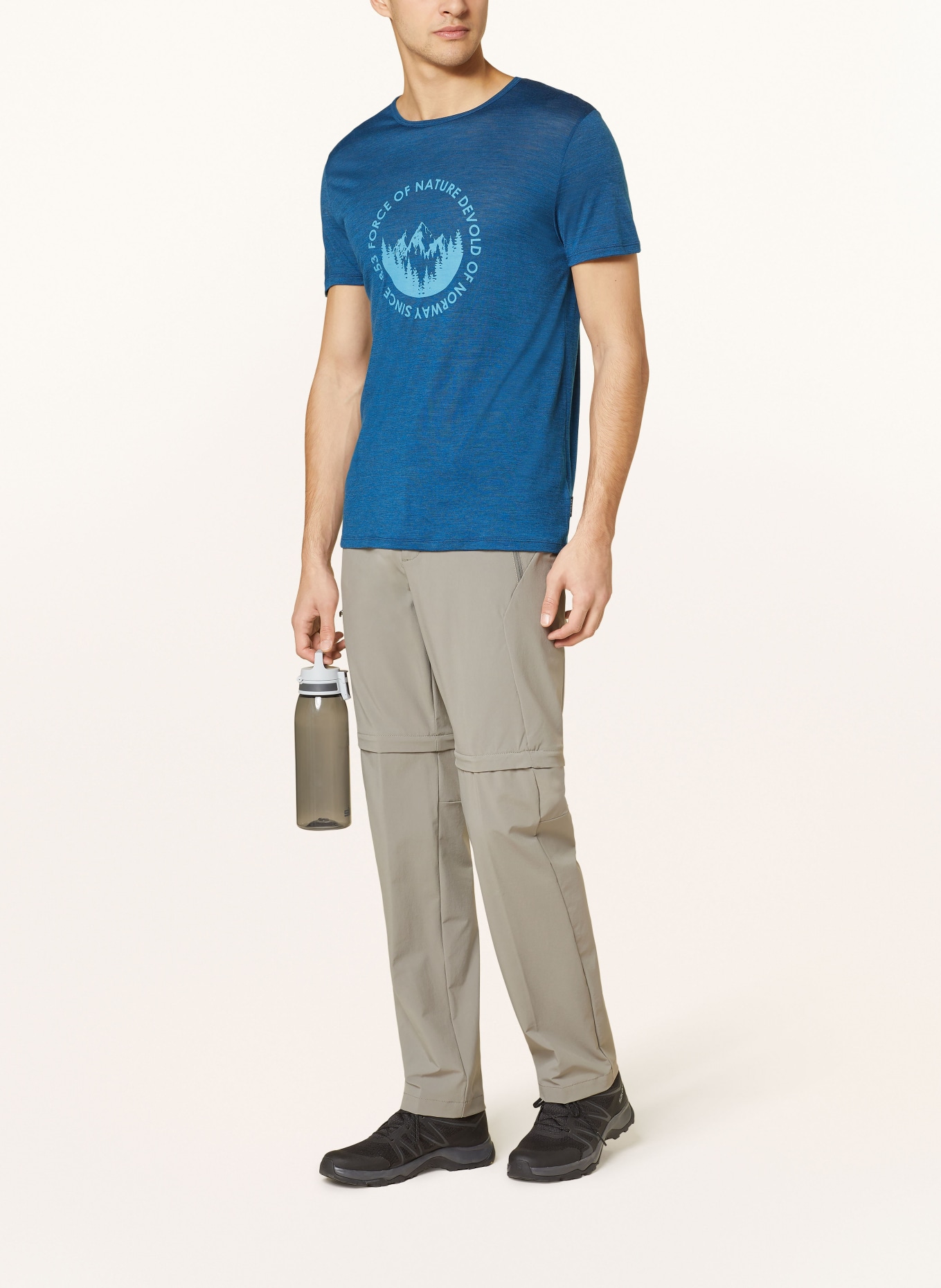 DEVOLD T-shirt, Kolor: NIEBIESKI (Obrazek 2)