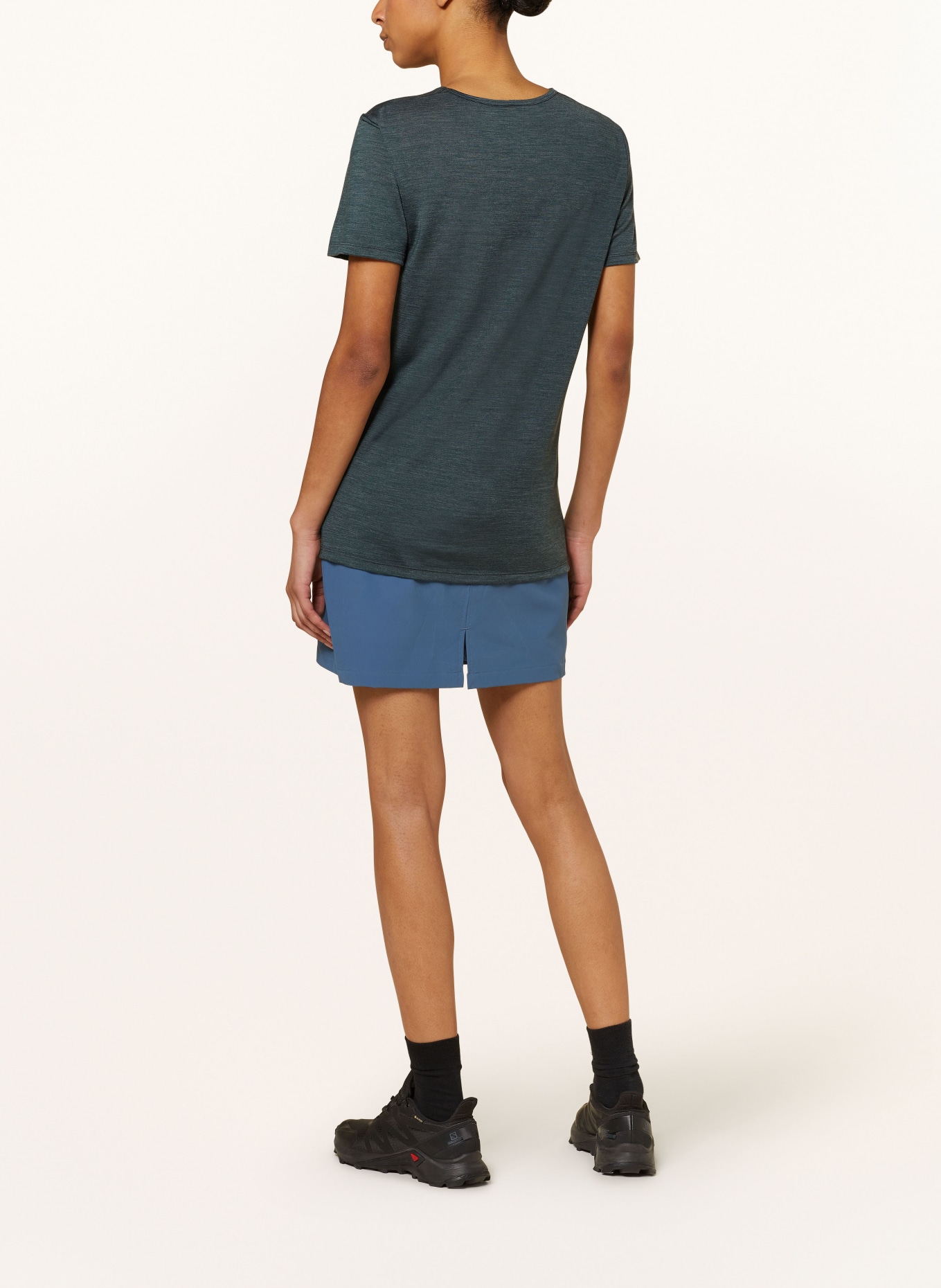DEVOLD T-shirt UTLADALEN MERINO 130 z wełny merino, Kolor: PETROL (Obrazek 3)