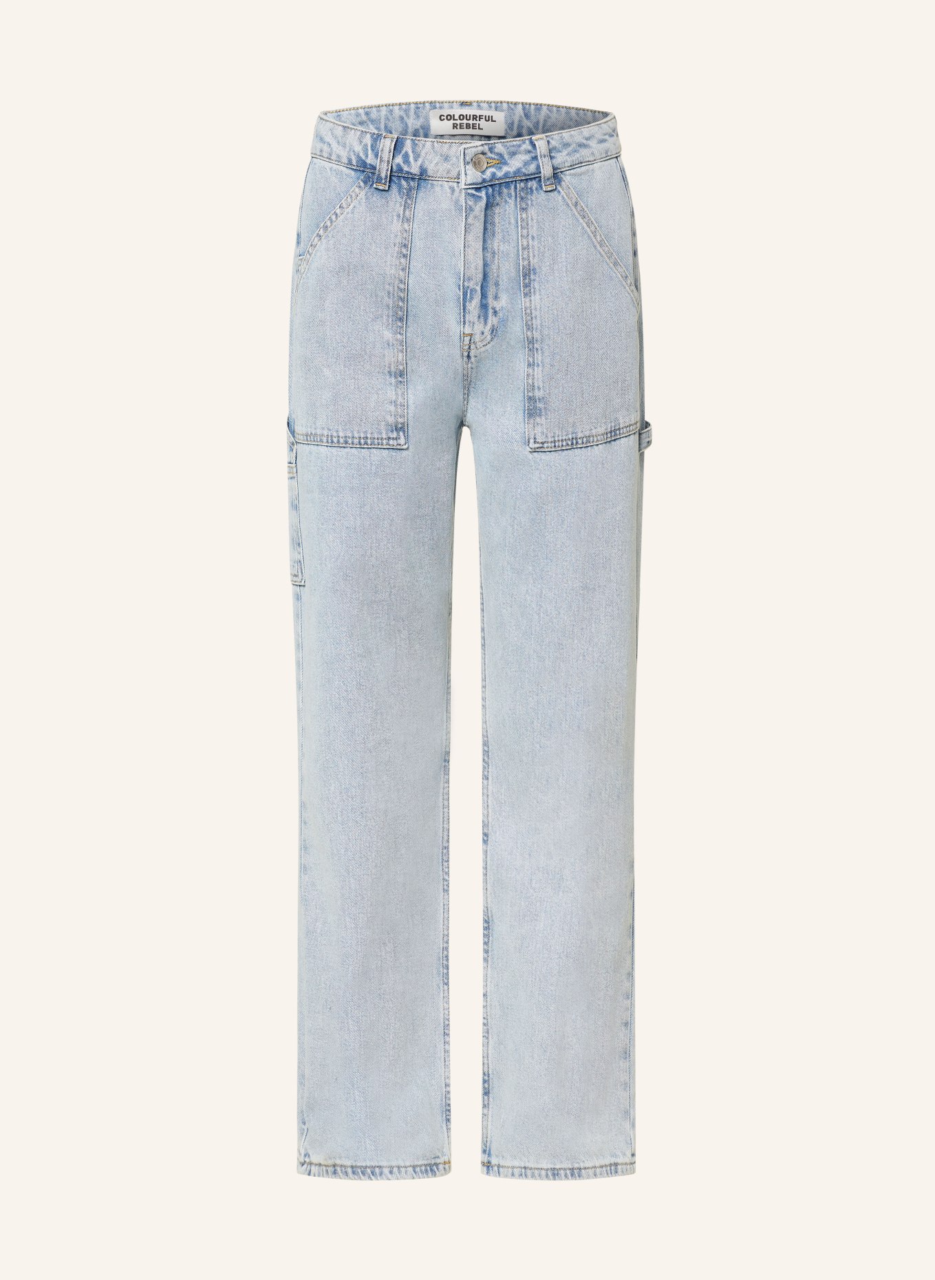 COLOURFUL REBEL Straight Jeans TINSLEY, Farbe: 564 Light Blue Denim (Bild 1)