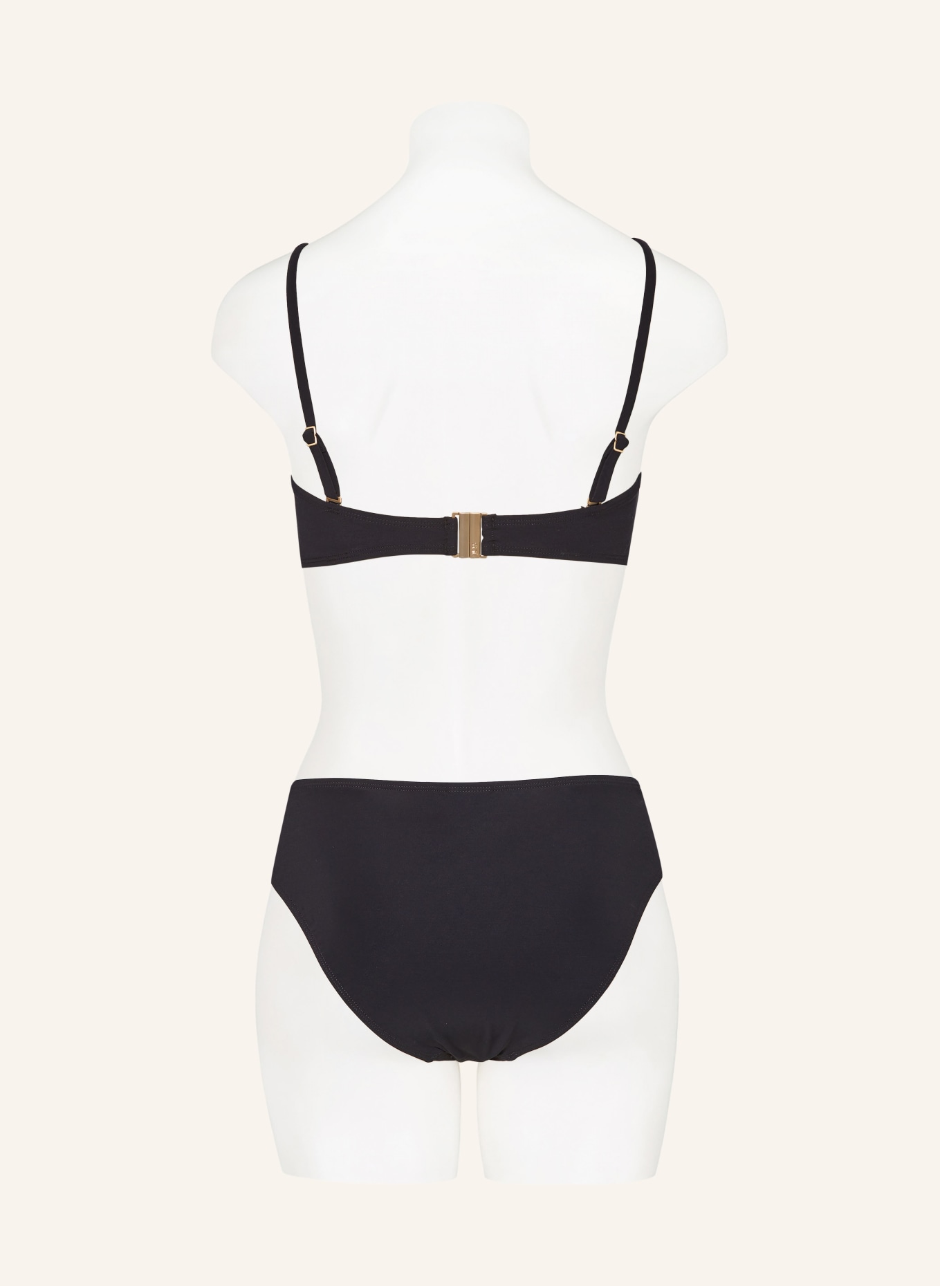 JETS Australia Bandeau bikini top JETSET, Color: BLACK (Image 5)