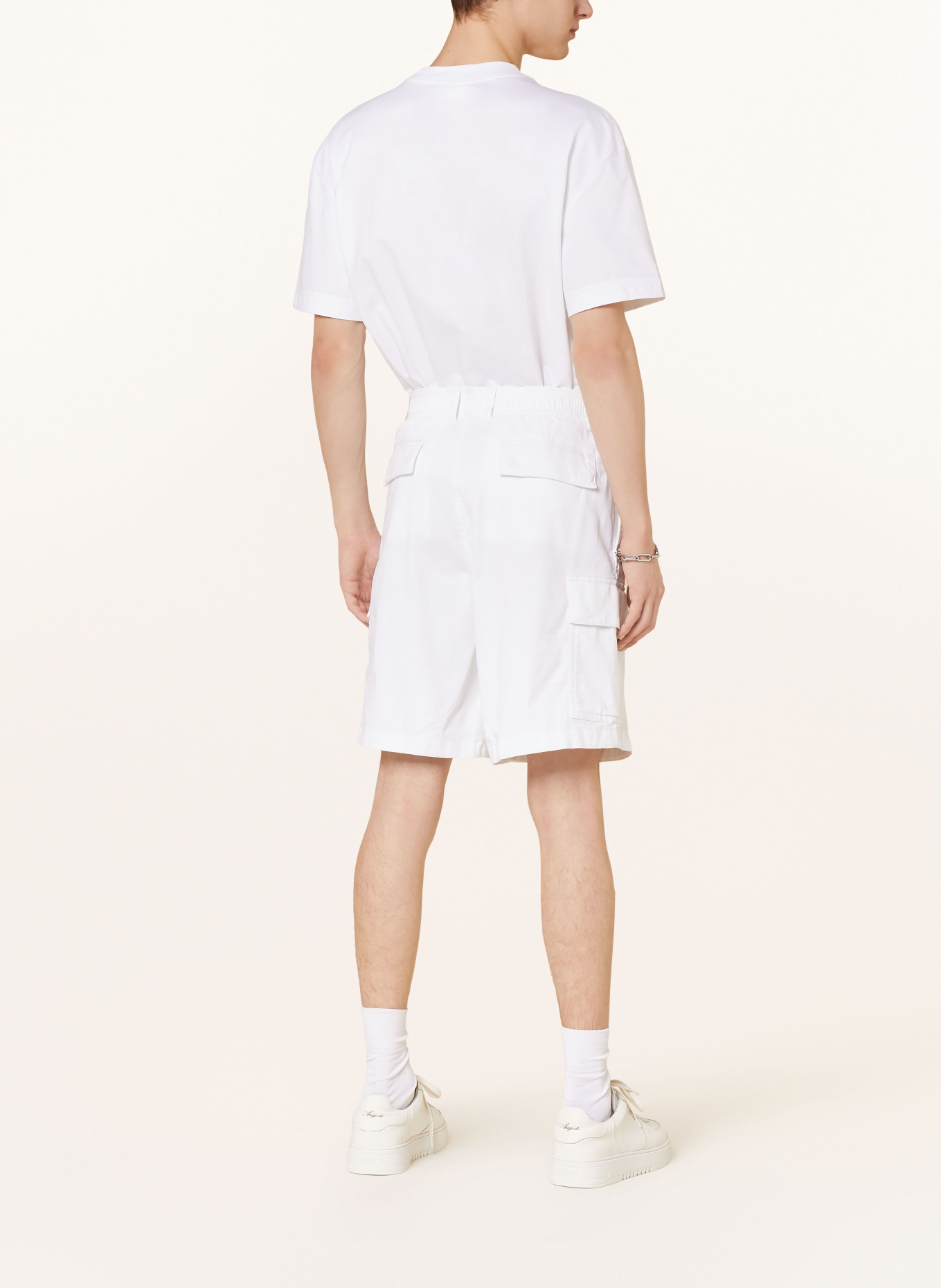 Calvin Klein Jeans Cargo shorts, Color: WHITE (Image 3)