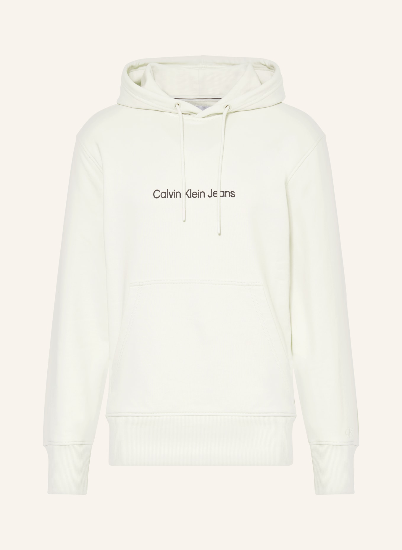 Calvin Klein Jeans Hoodie SQUARE FREQUENCY, Color: WHITE (Image 1)